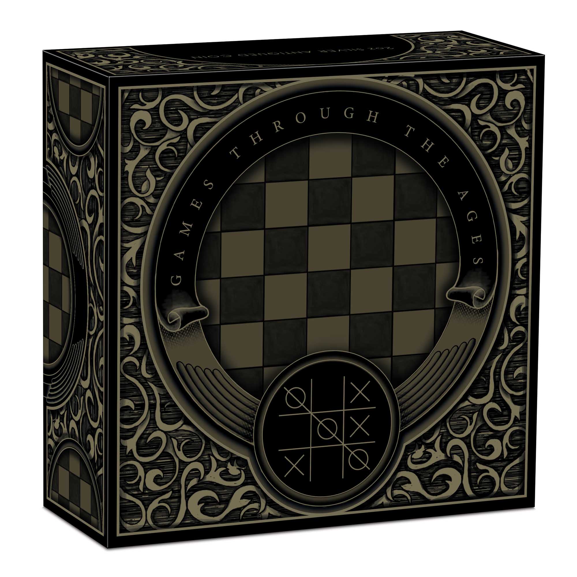 05 2022 Tic Tac Toe 2oz Silver Antiqued Insert InCase HighRes