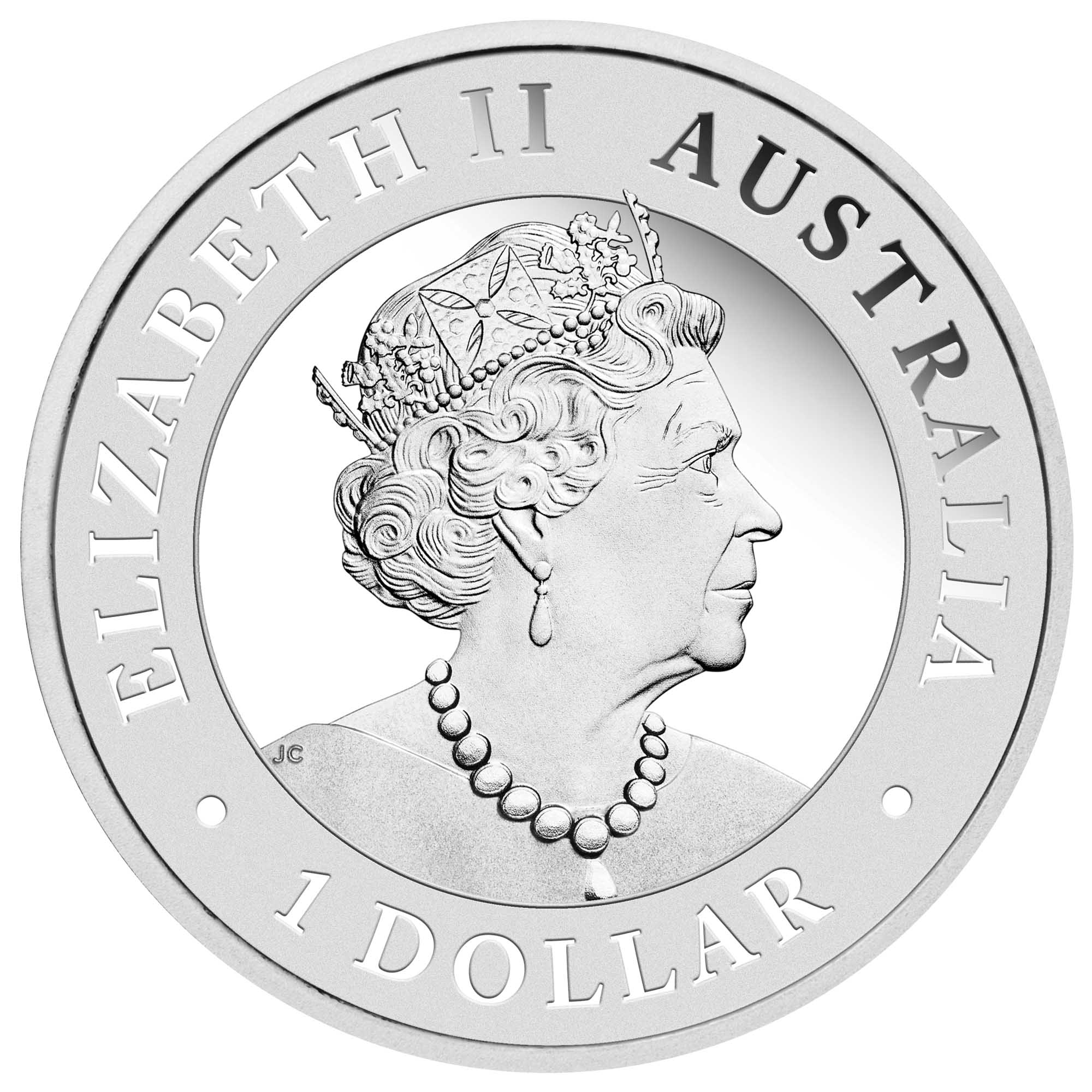 03 2022 Australian WedgeTailed Eagle 1oz Silver Proof UHR Coin Obverse HighRes
