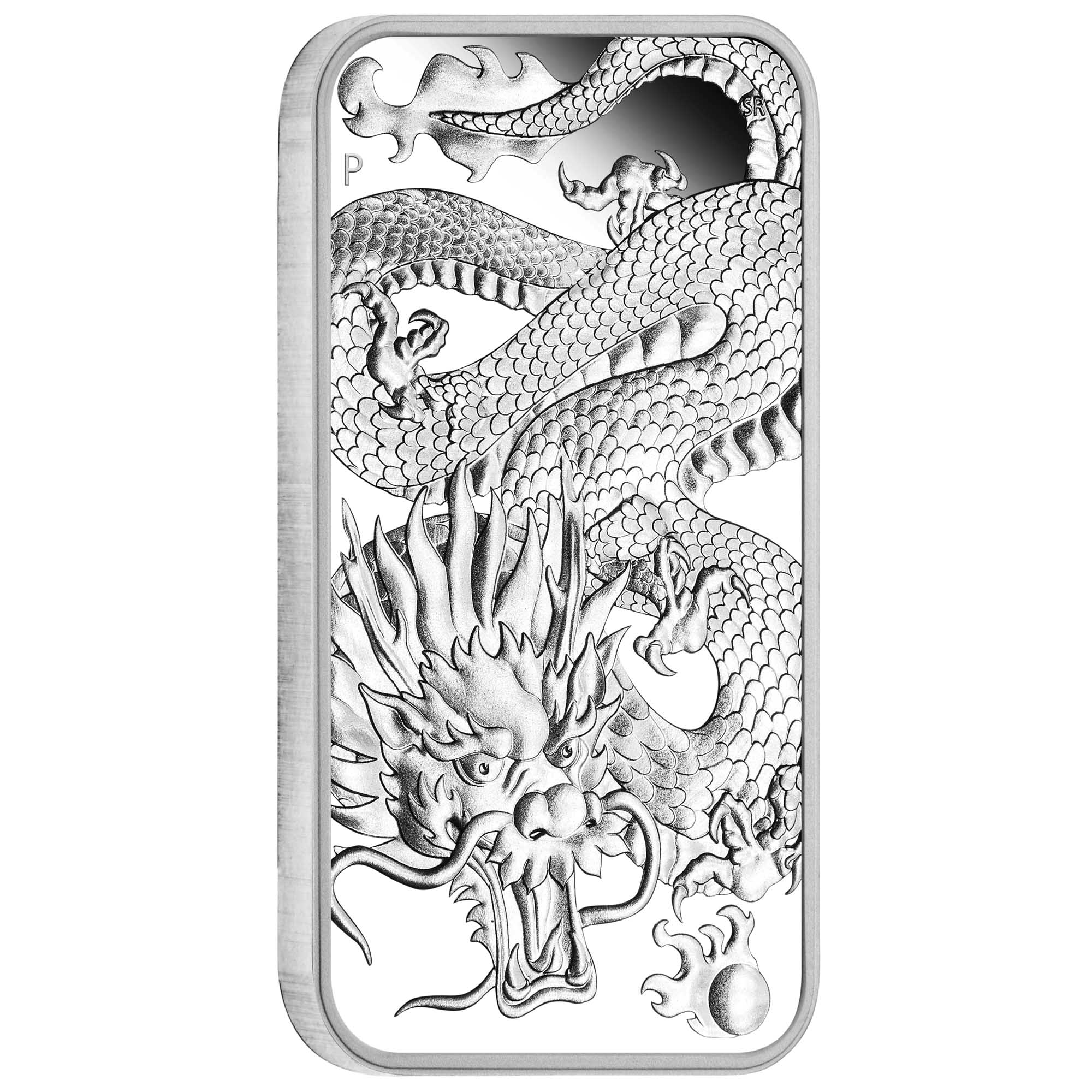 01 2022 RectangularDragon 1oz Silver Proof OnEdge HighRes