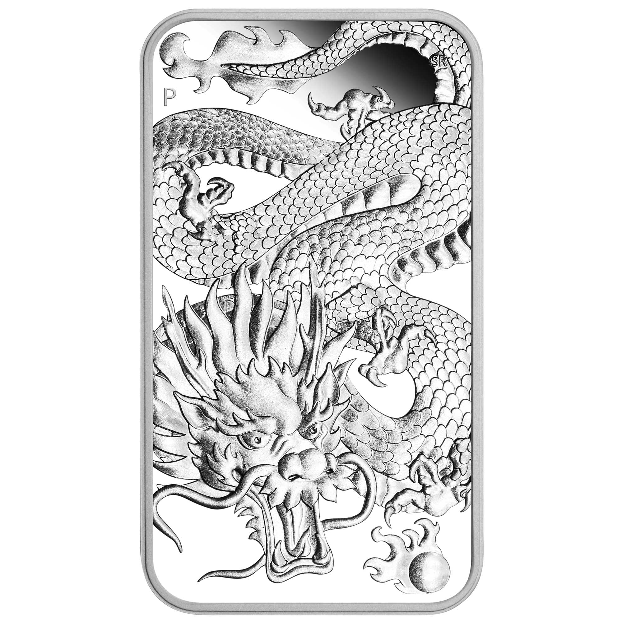 Dragon 2022 1oz Silver Proof Rectangular Coin