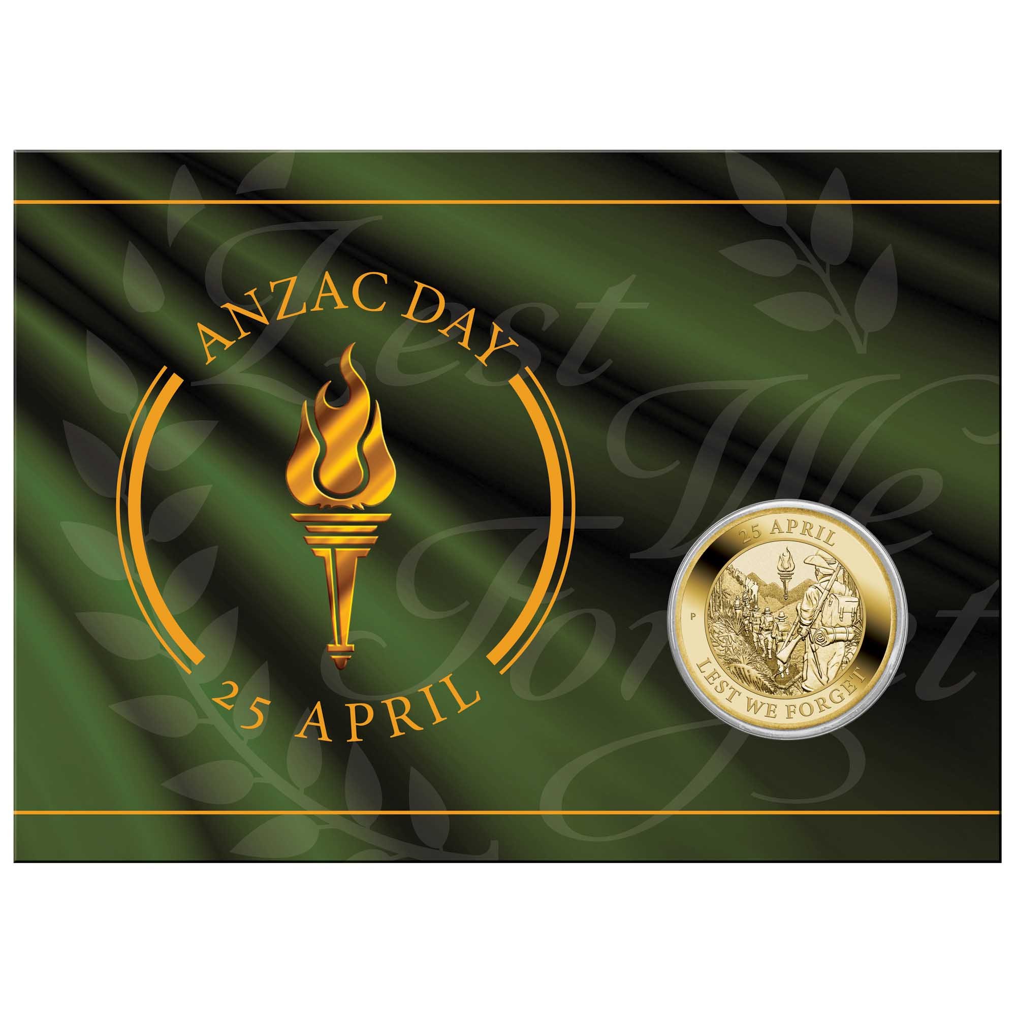 00 ANZAC Day 2022 Base Metal Coin InCard HighRes