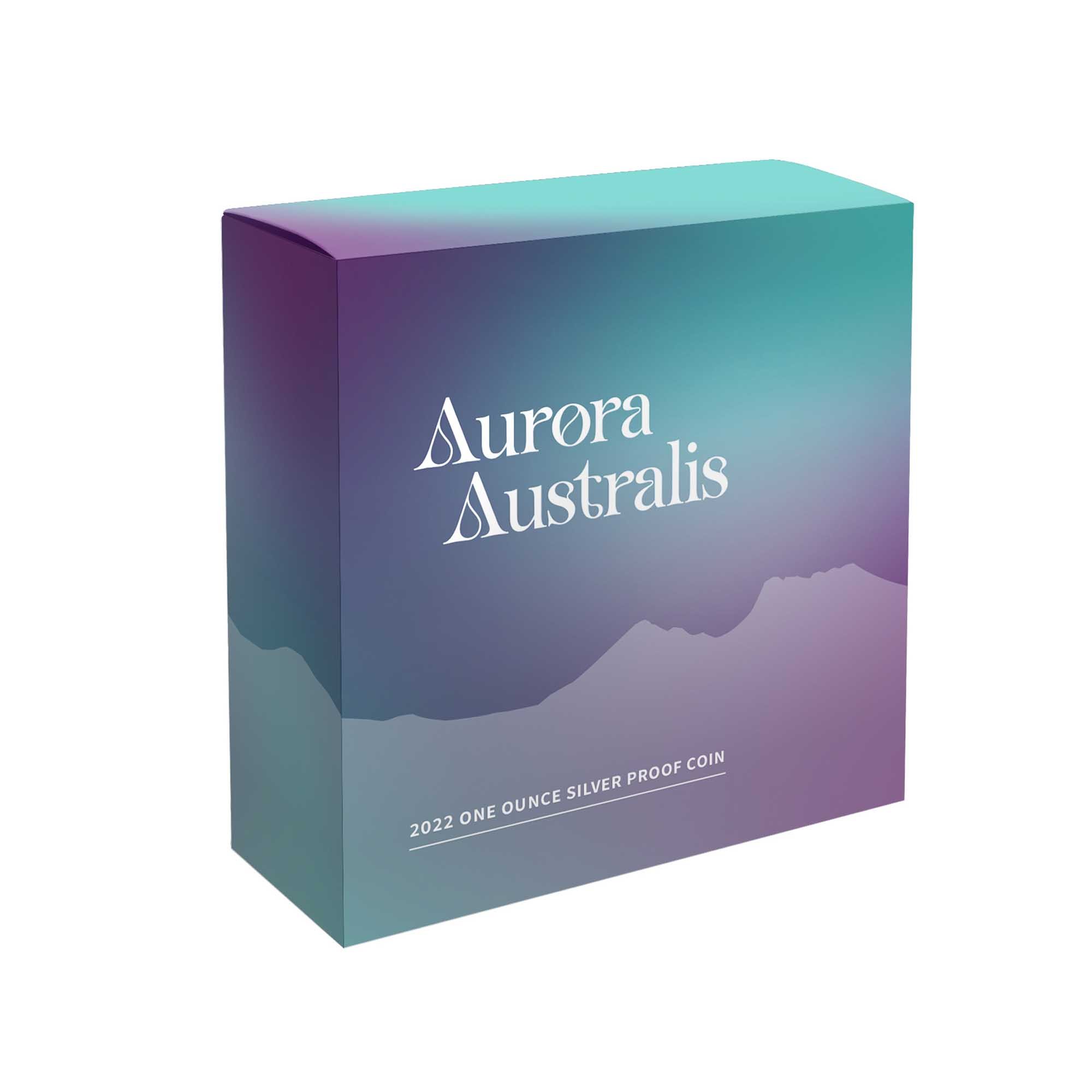 31219 TV 2022 $1 AURORA AUSTRALIS 1oz SILPF Outer Left