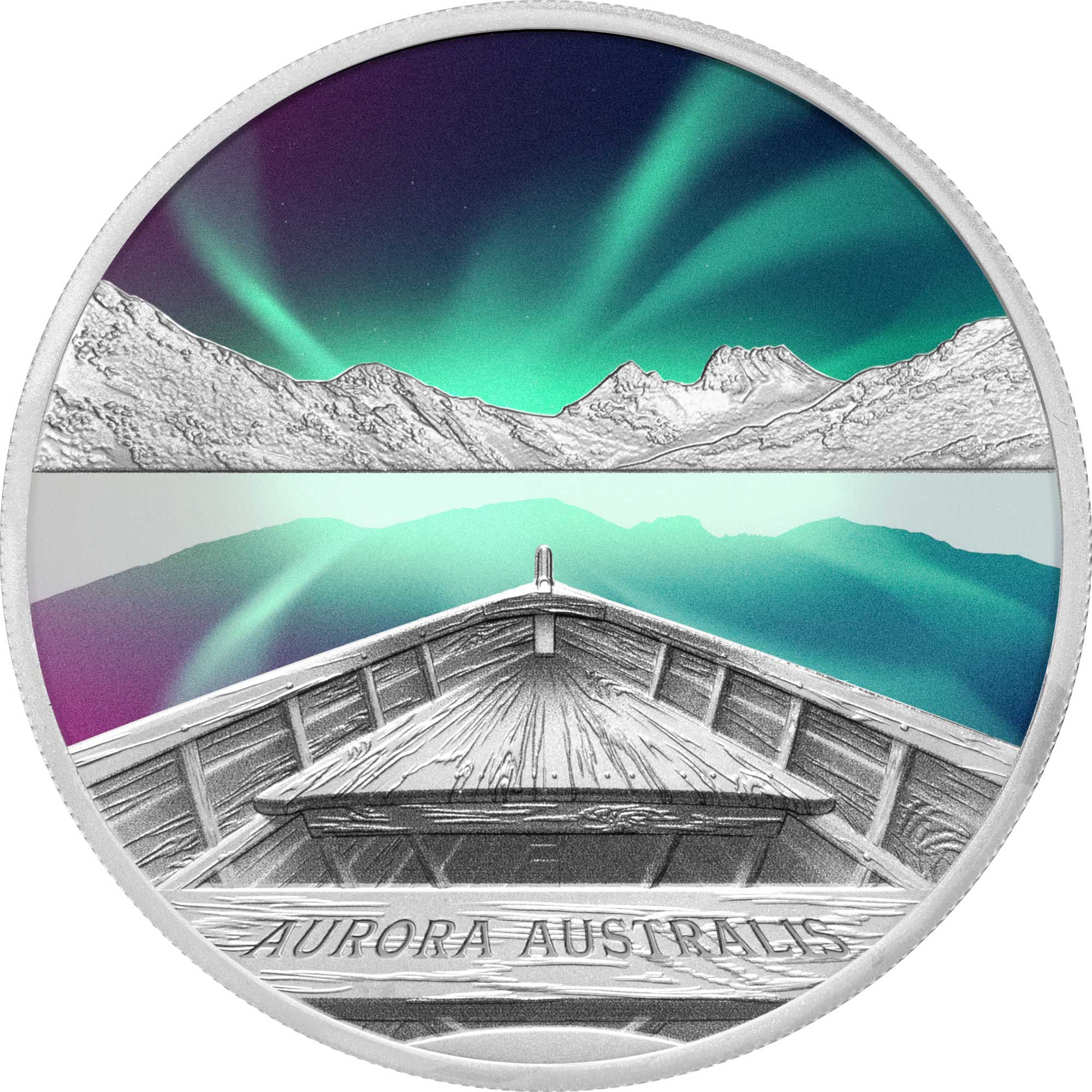 01 TV 2022 $1 AURORA AUSTRALIS 1oz SILPF Rev