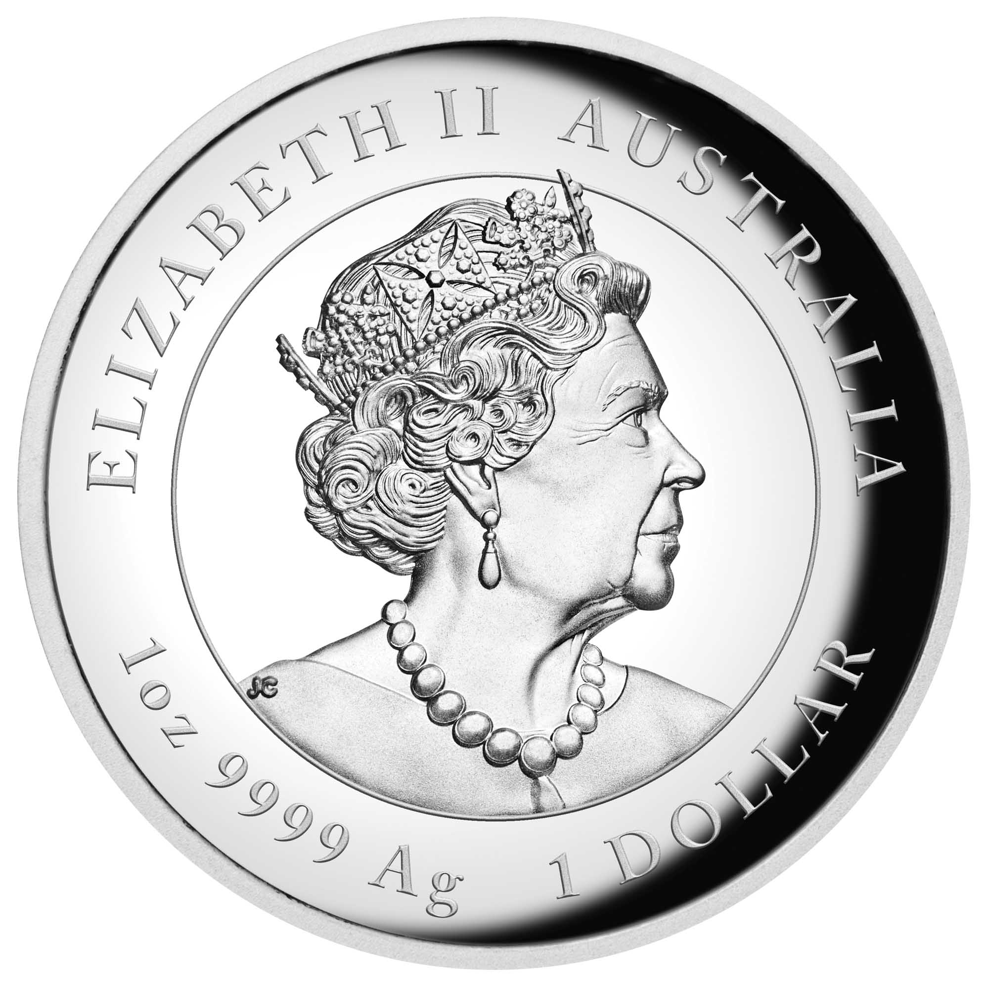 03 2022 Year of the Tiger 1oz Silver Proof High Relief Coin Obverse HighRes