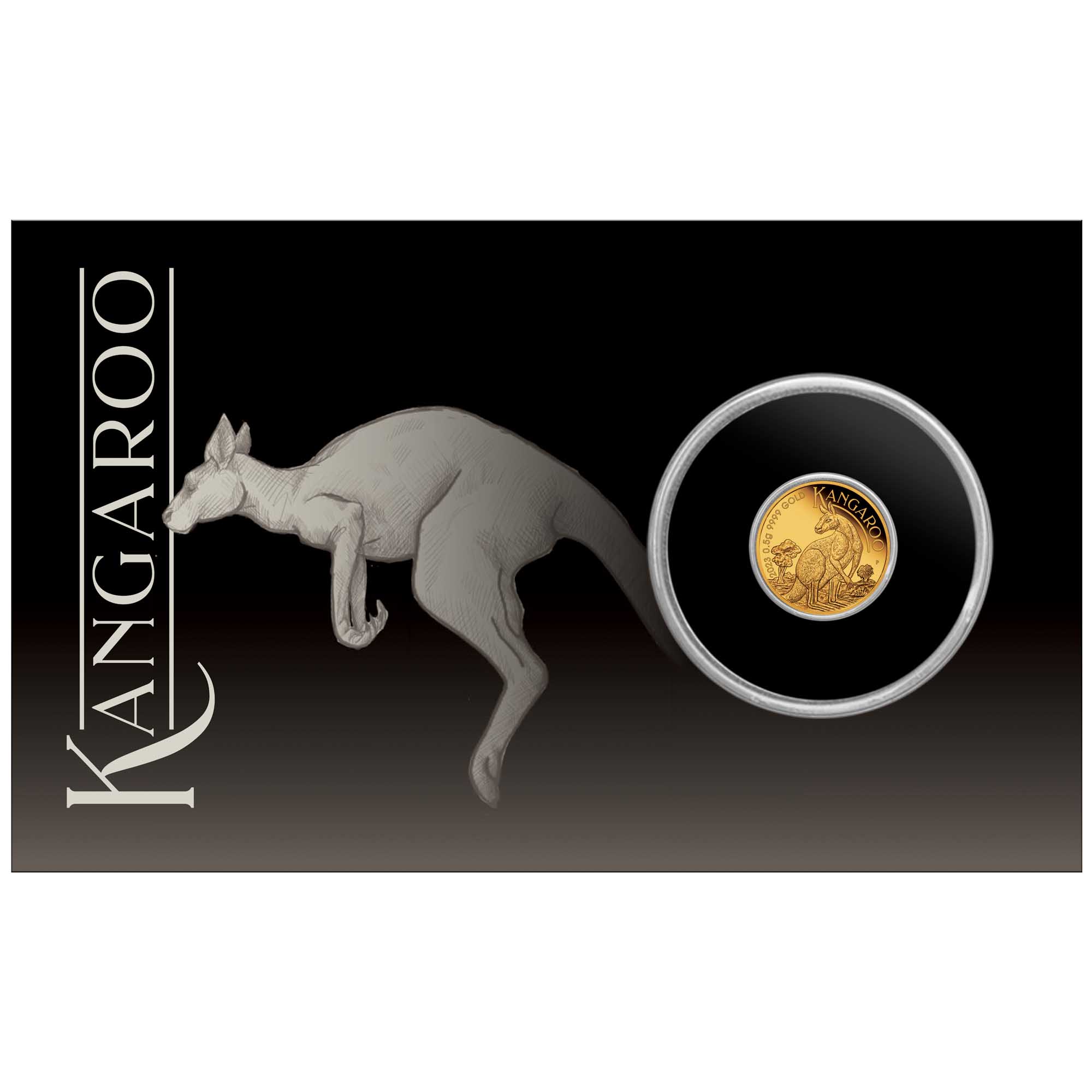 00 2023 Mini Roo 0.5g Gold Proof Coin InCard HighRes