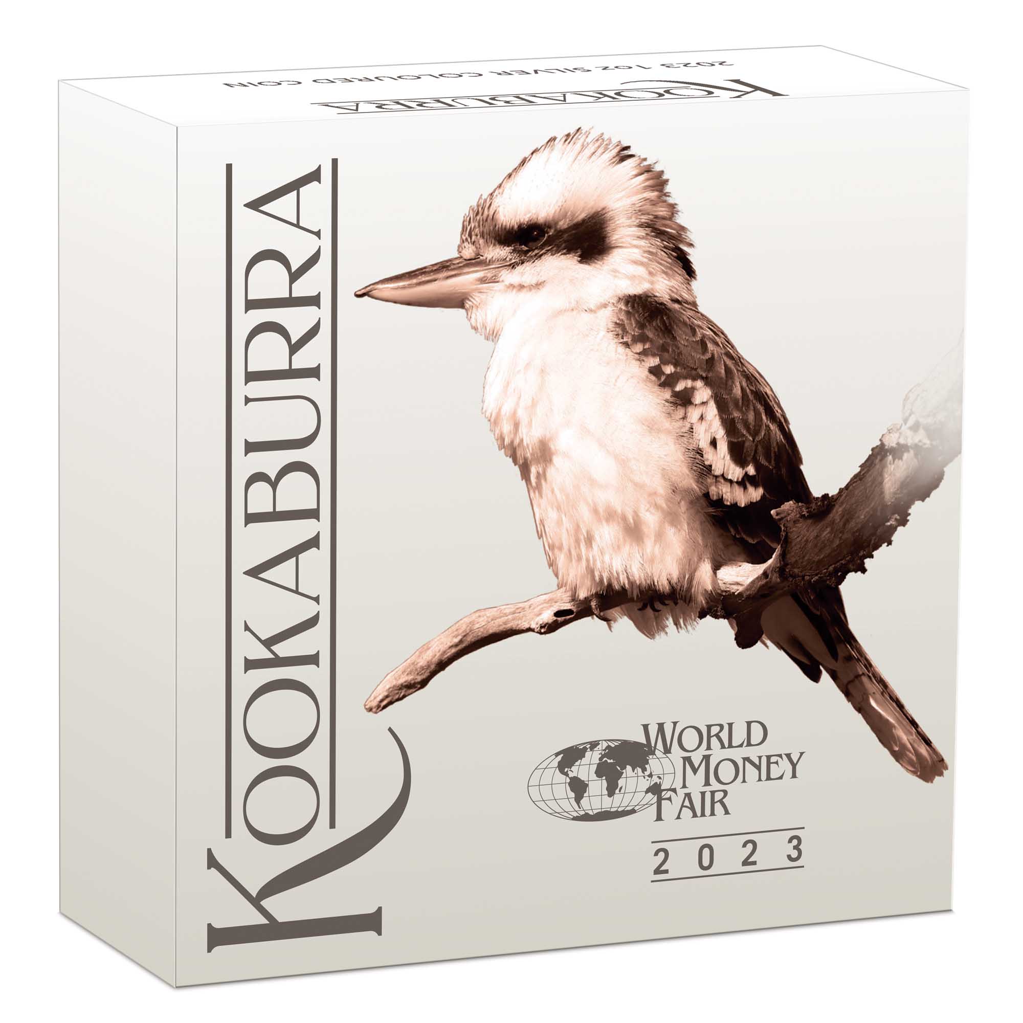 05 2023 Kookaburra 1oz Silver Coloured Coin InShipper HighRes