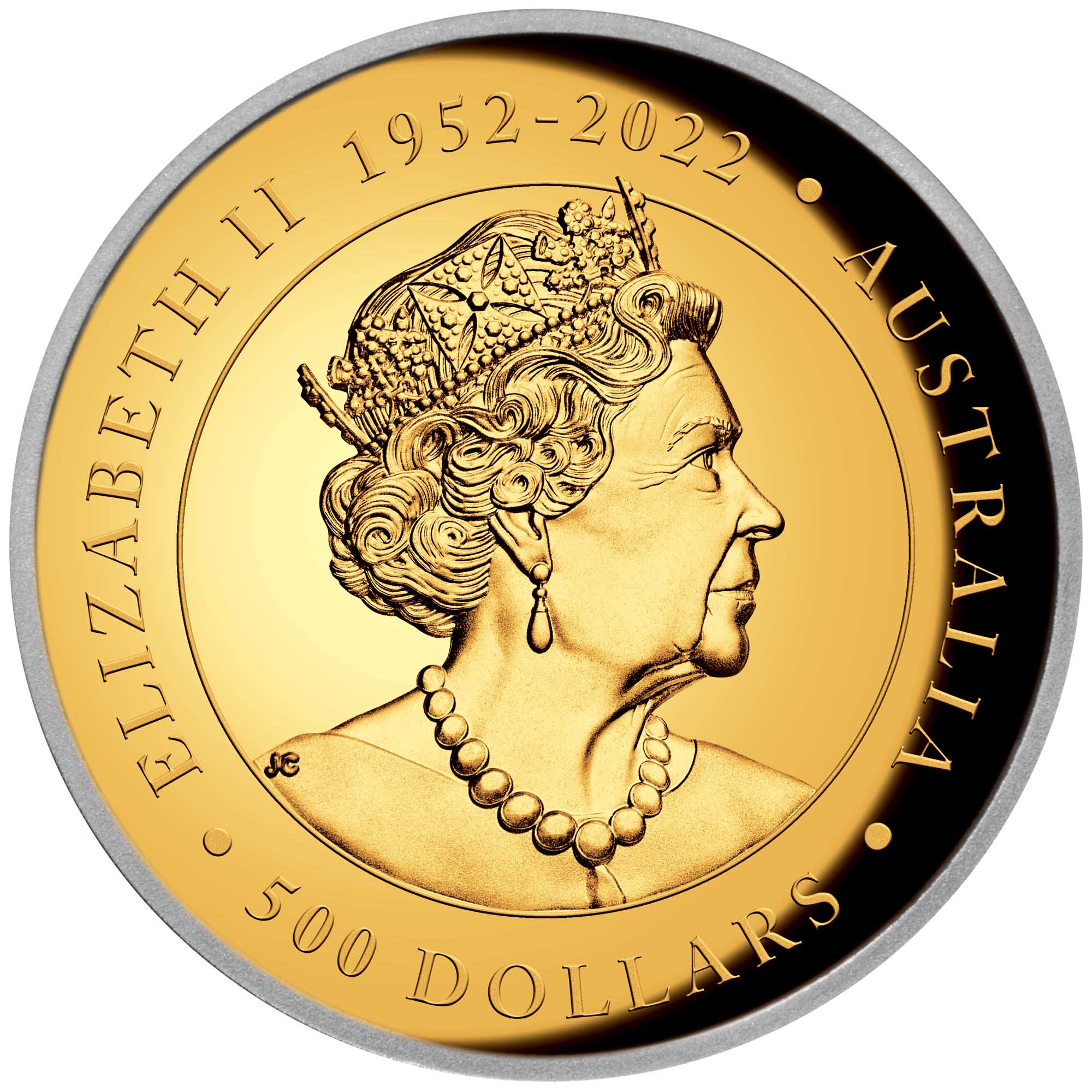 13 2023 Wedge Tailed Eagle 5oz Gold Proof High Relief Gilded Co