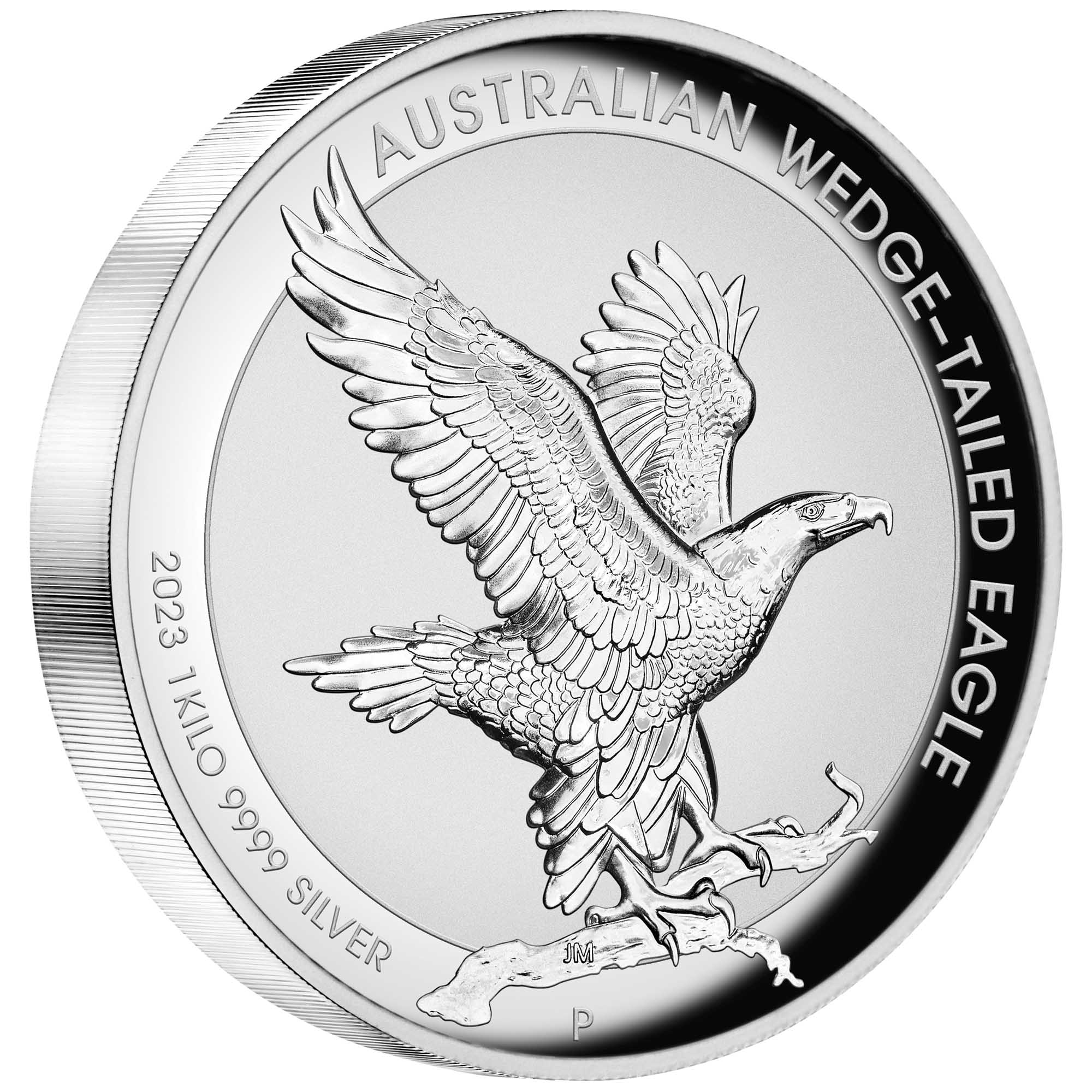 001 2023 Australian Wedge Tailed Eagle 1Kilo Sil