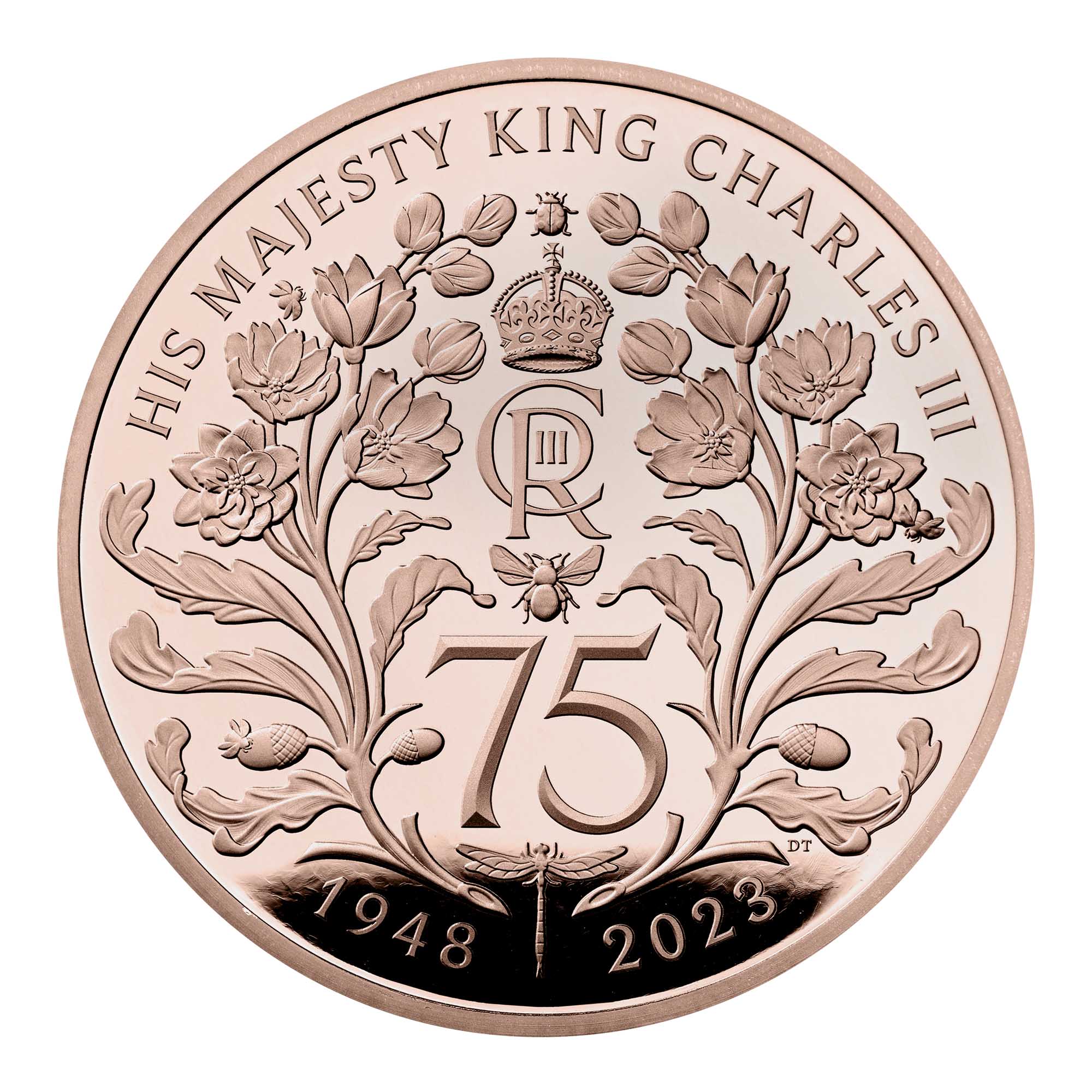 02 75th Birthday of His Majesty King Charles III 2023 UK Gold Proof reverse