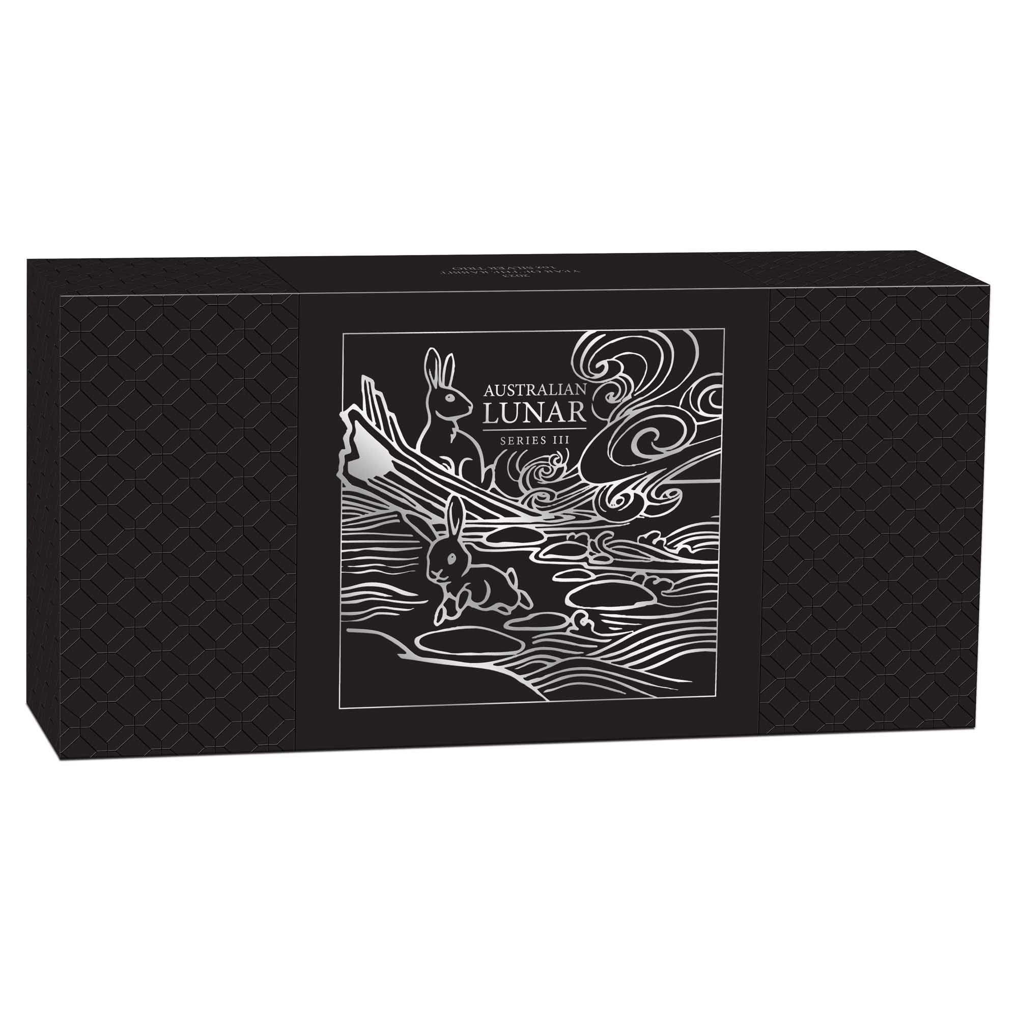 06 2023 Year of the Rabbit Silver Trio InShipper HighRes