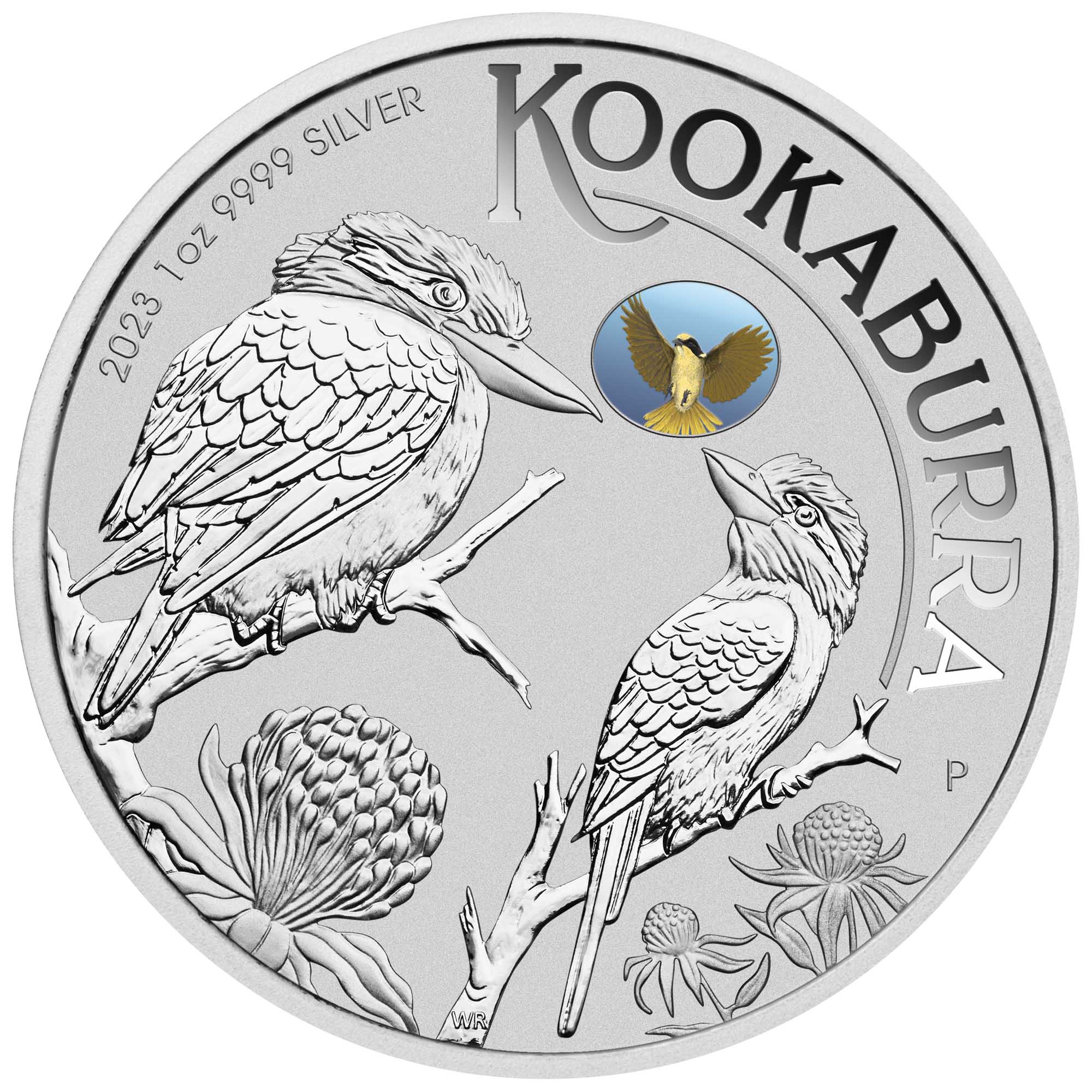 【限定5000枚】オーストラリア　Powerful owl1オンス　カラー銀貨 Melbourne Money Expo ANDA Special Kookaburra 2023 1oz Silver