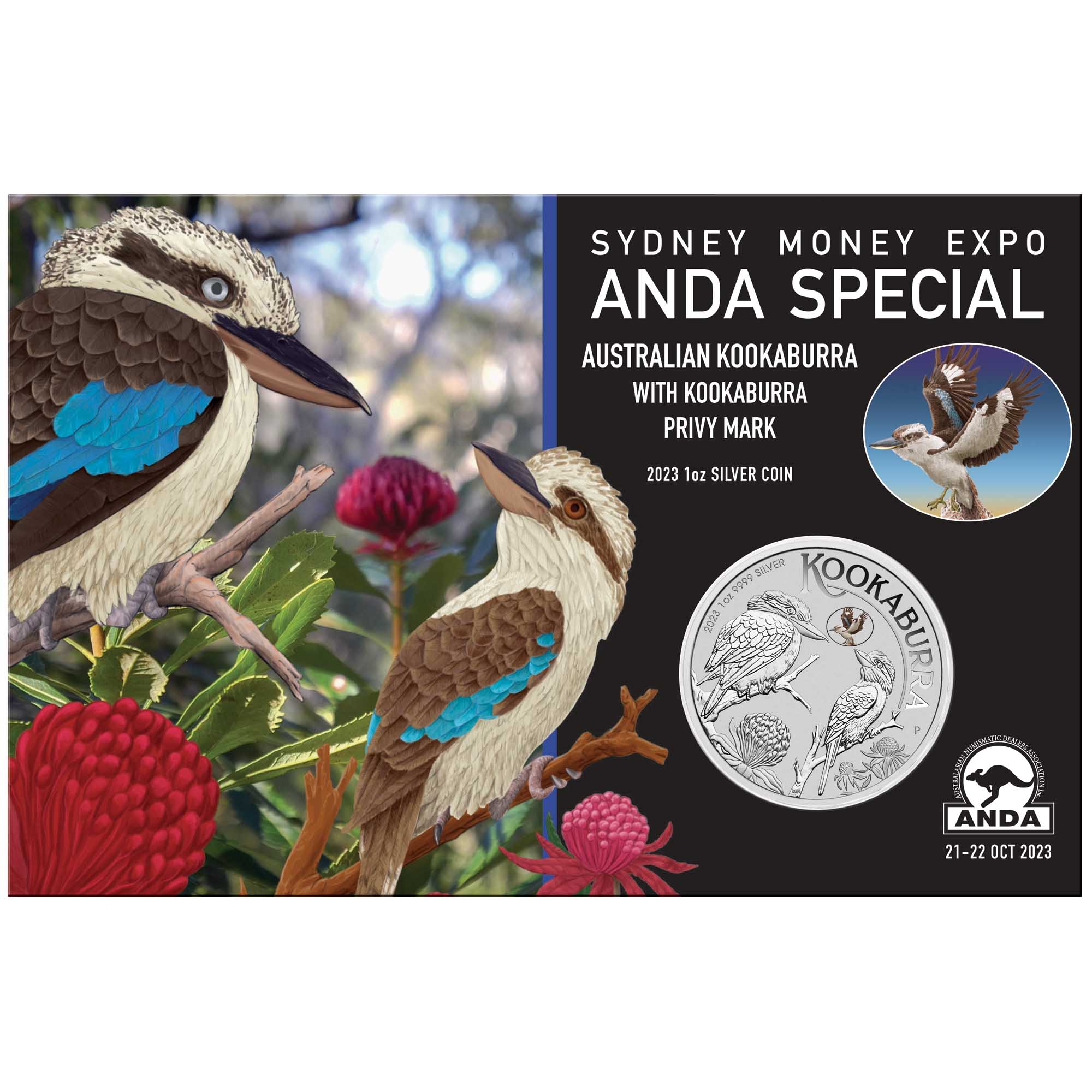 00 2023 Kookaburra 1oz Silver Coin with Ko
