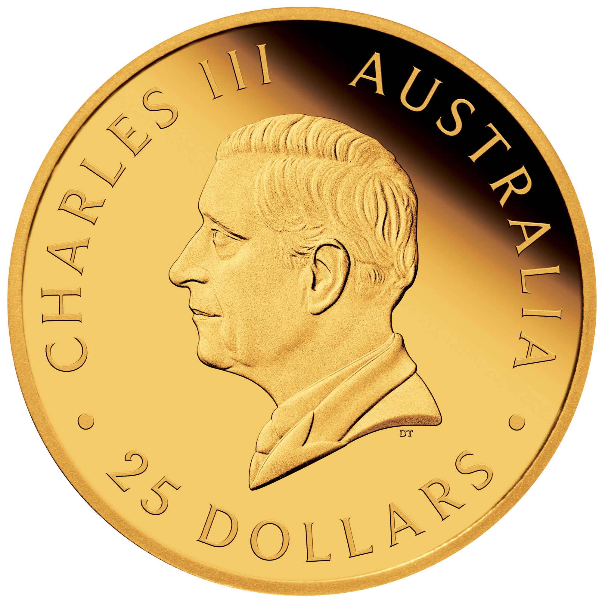 08 2024 Australian Kangaroo 1 4oz Gold Proof Coin Obverse HighRes