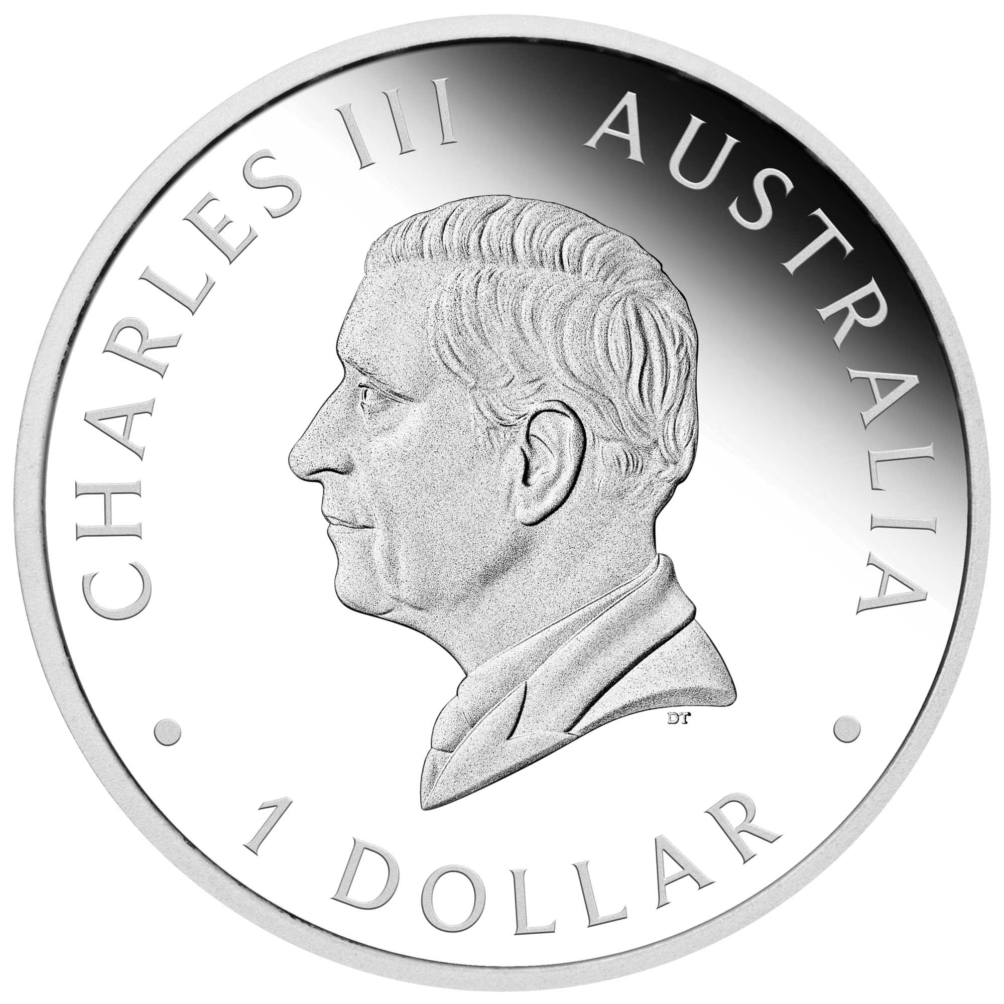 003 Australian Kangaroo King Charles III Obverse Fir