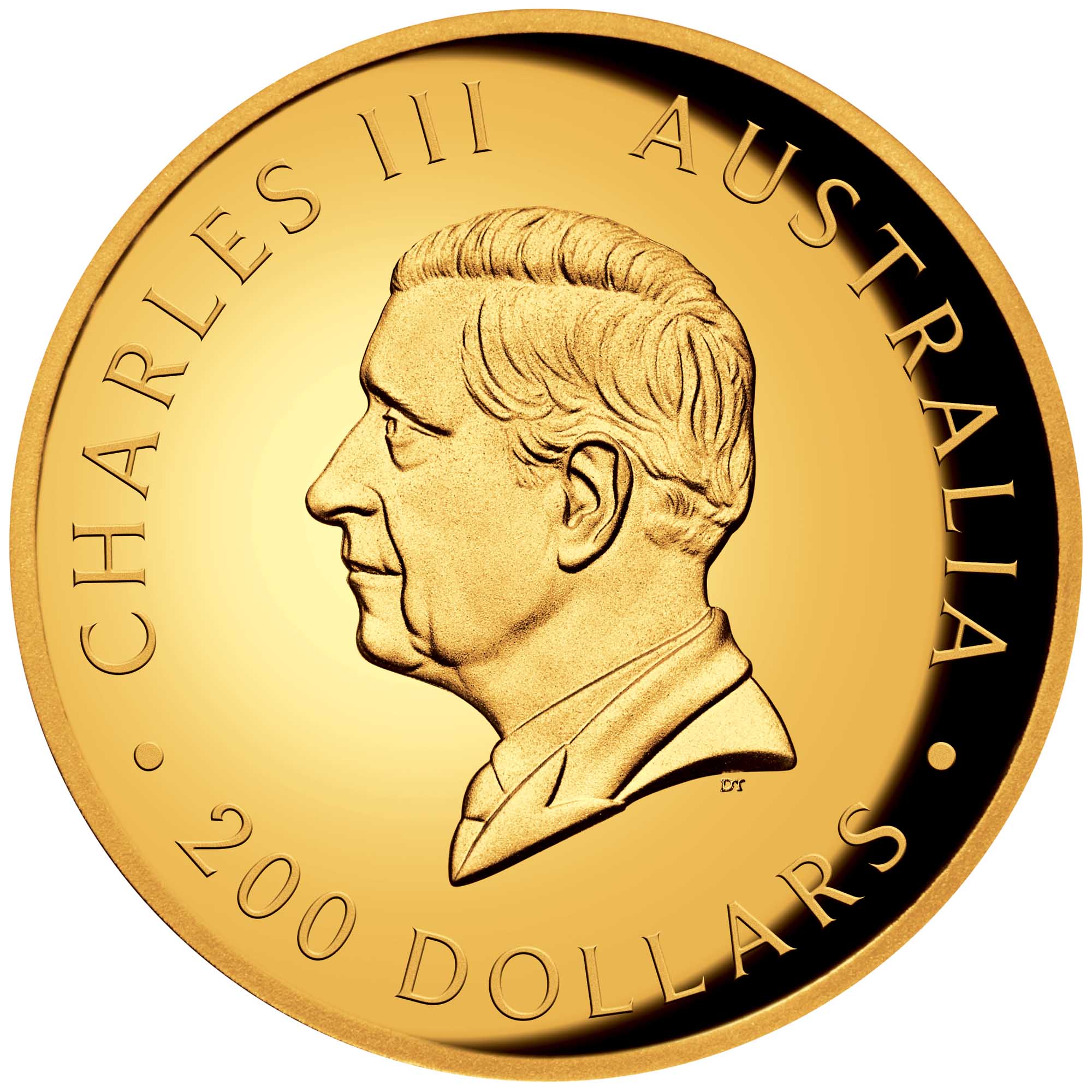 08 2024 Australian Kangaroo 2oz Gold  Proof High Relief Coin Obverse HighRes