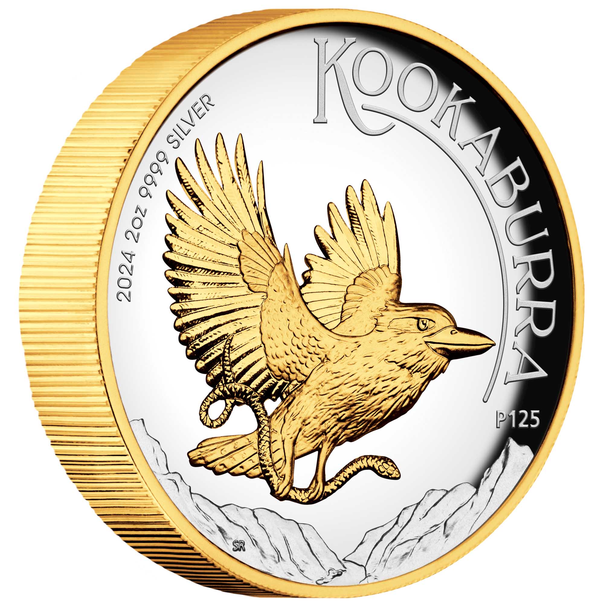 01 2024 Australian Kookaburra 2oz Silver Proof High Re