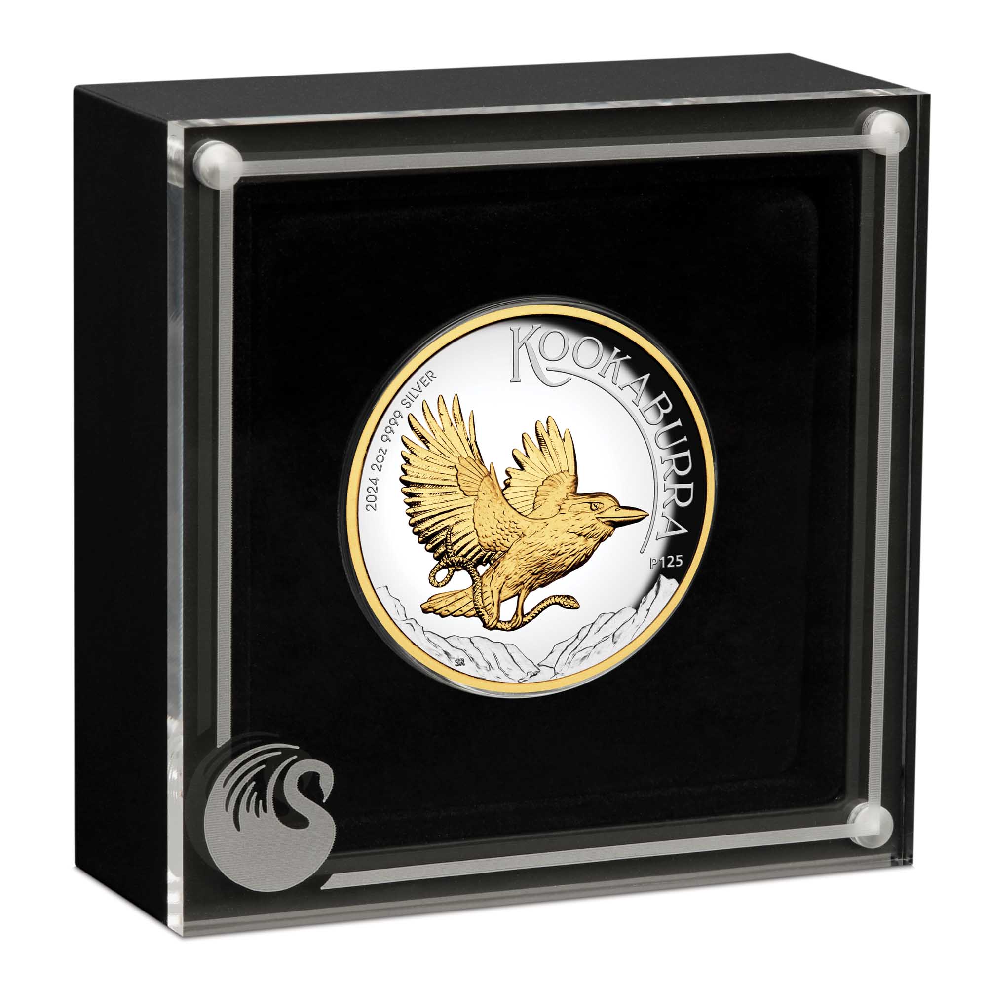 04 2024 Australian Kookaburra 2oz Silver Proof High Re