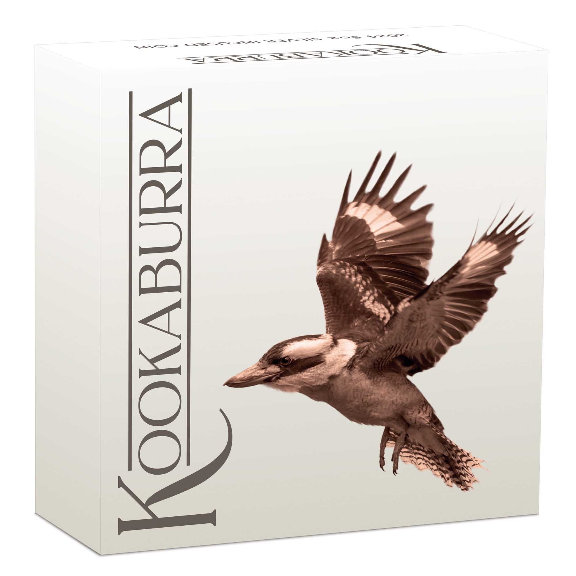 05 2024 Kookaburra 5oz Silver Proof Incused HR Coin In Shipper