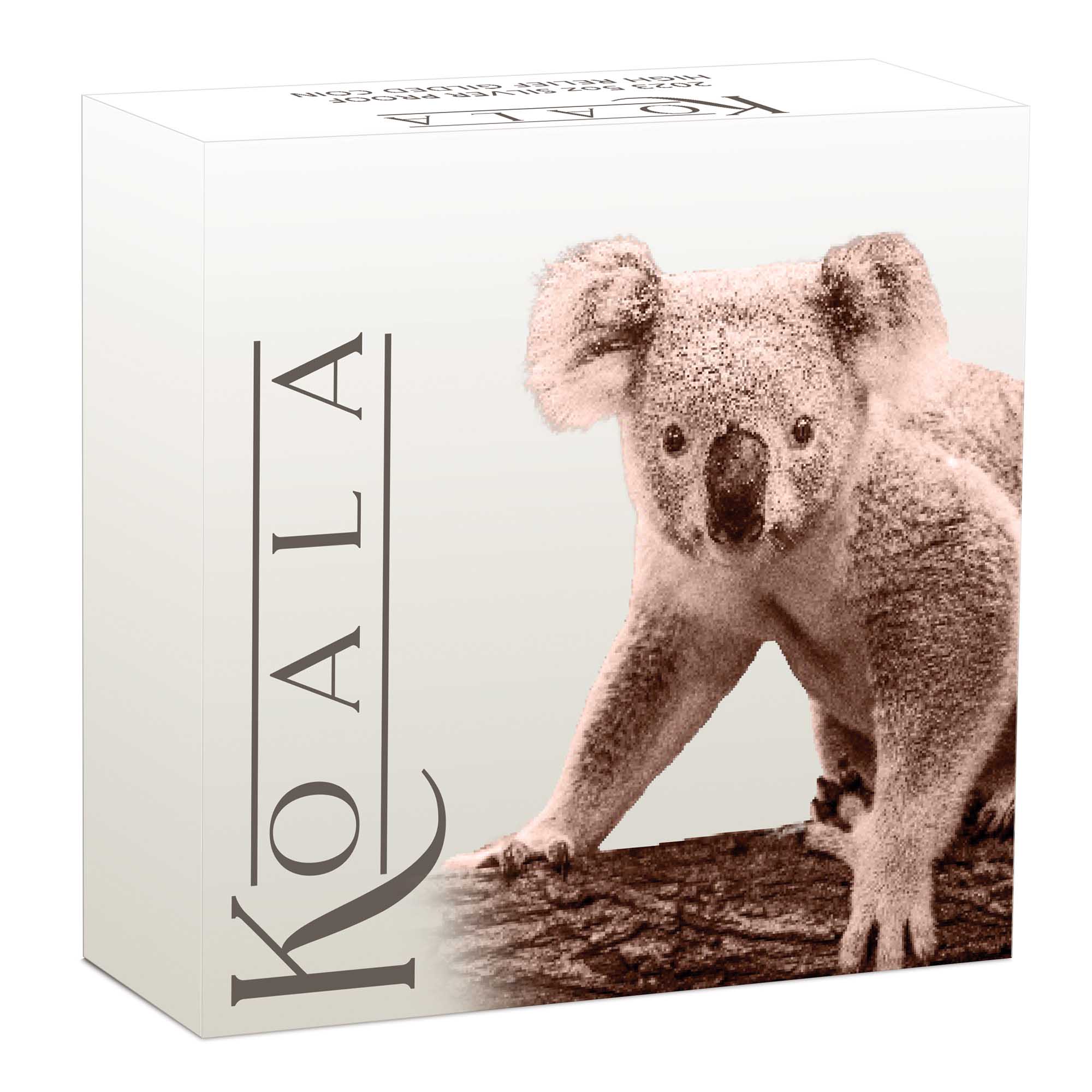 05 2024 Australian Koala 5oz Silver Proof High Relief Gilded Coin InShipper HighRes