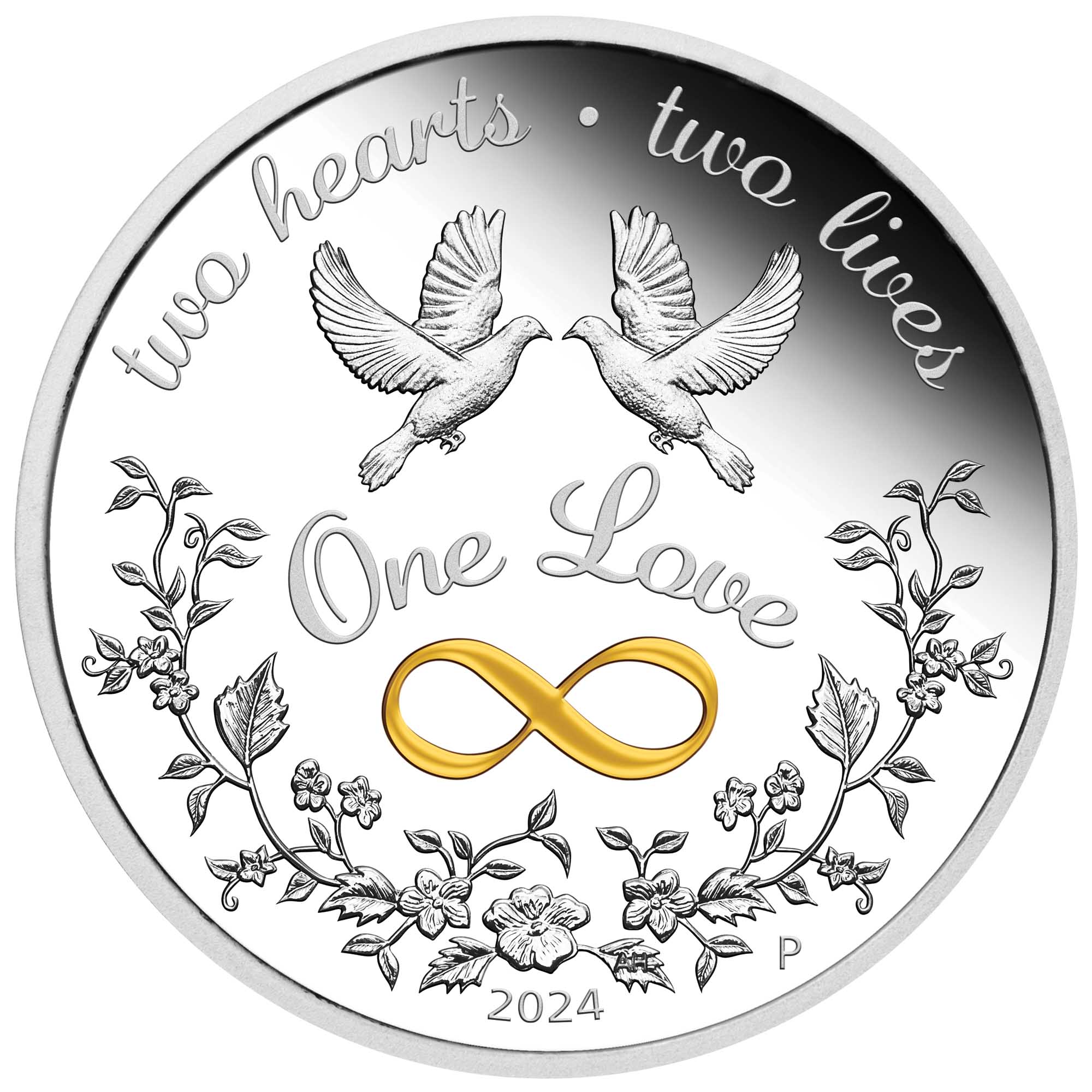 02 2024 One Love 1oz Silver Proof Coloured Straight On HighRes