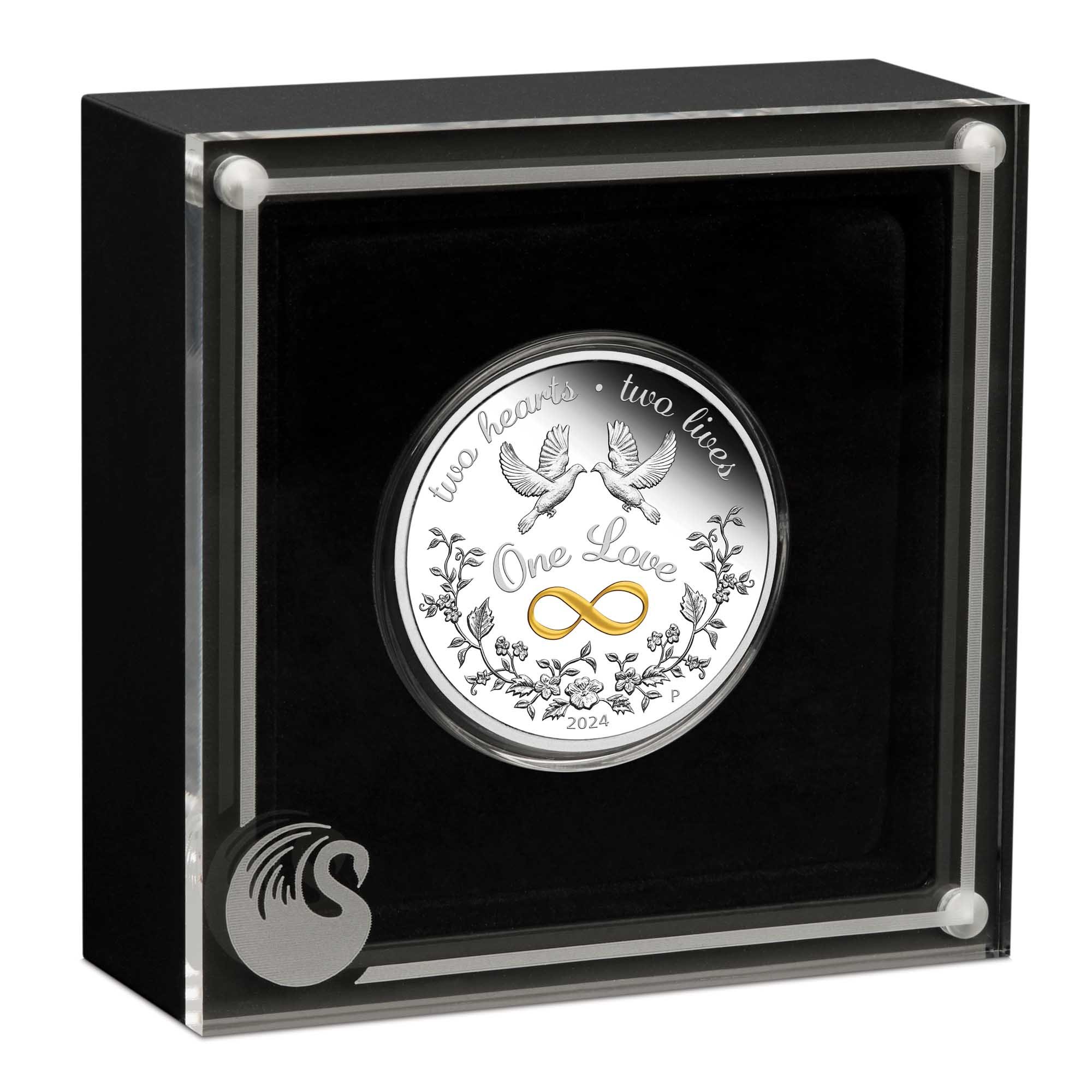 04 2024 One Love 1oz Silver Proof Coloured in Case HighRes