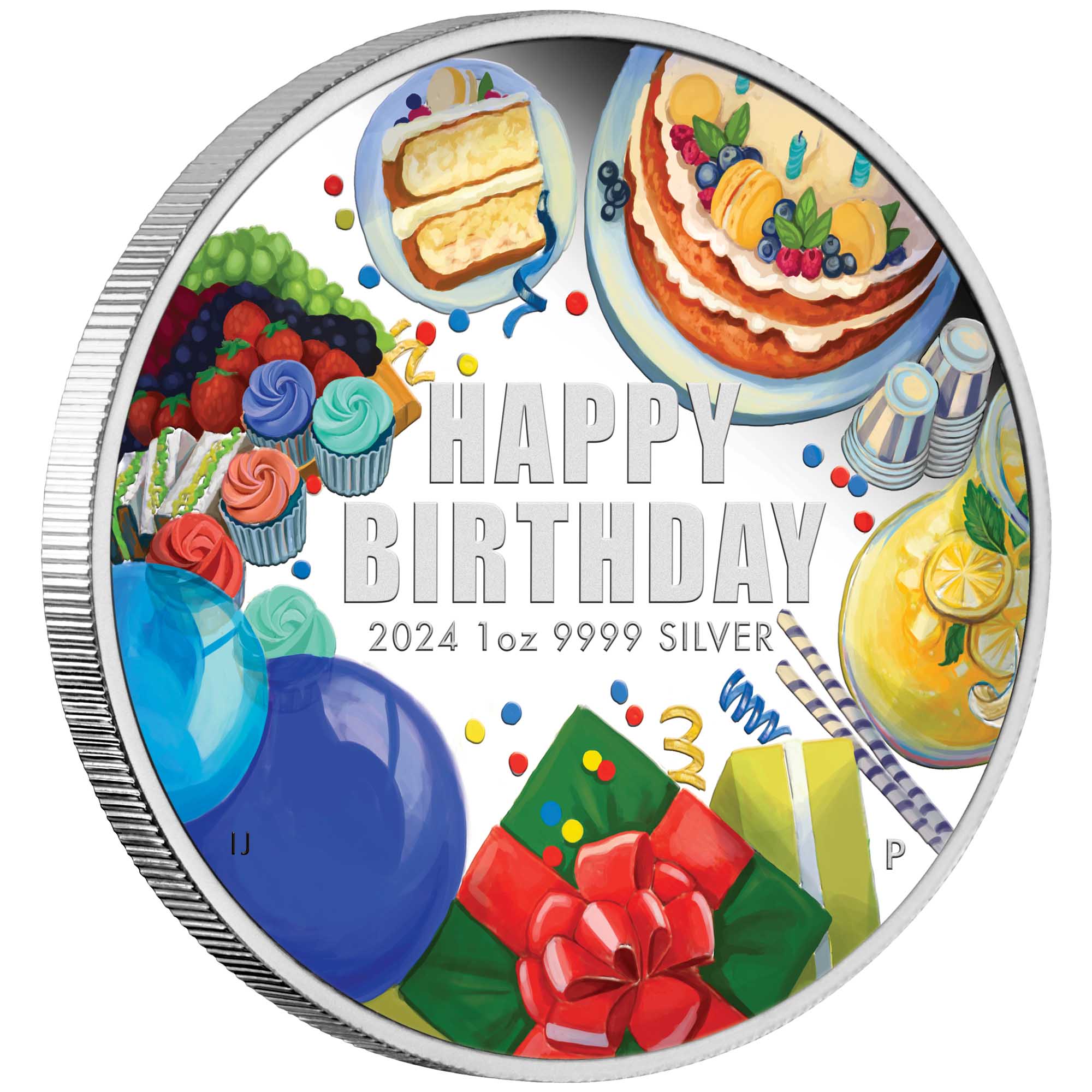 01 2024 HappyBirthday 1oz Silver Proof Coloured On Edge HighRes