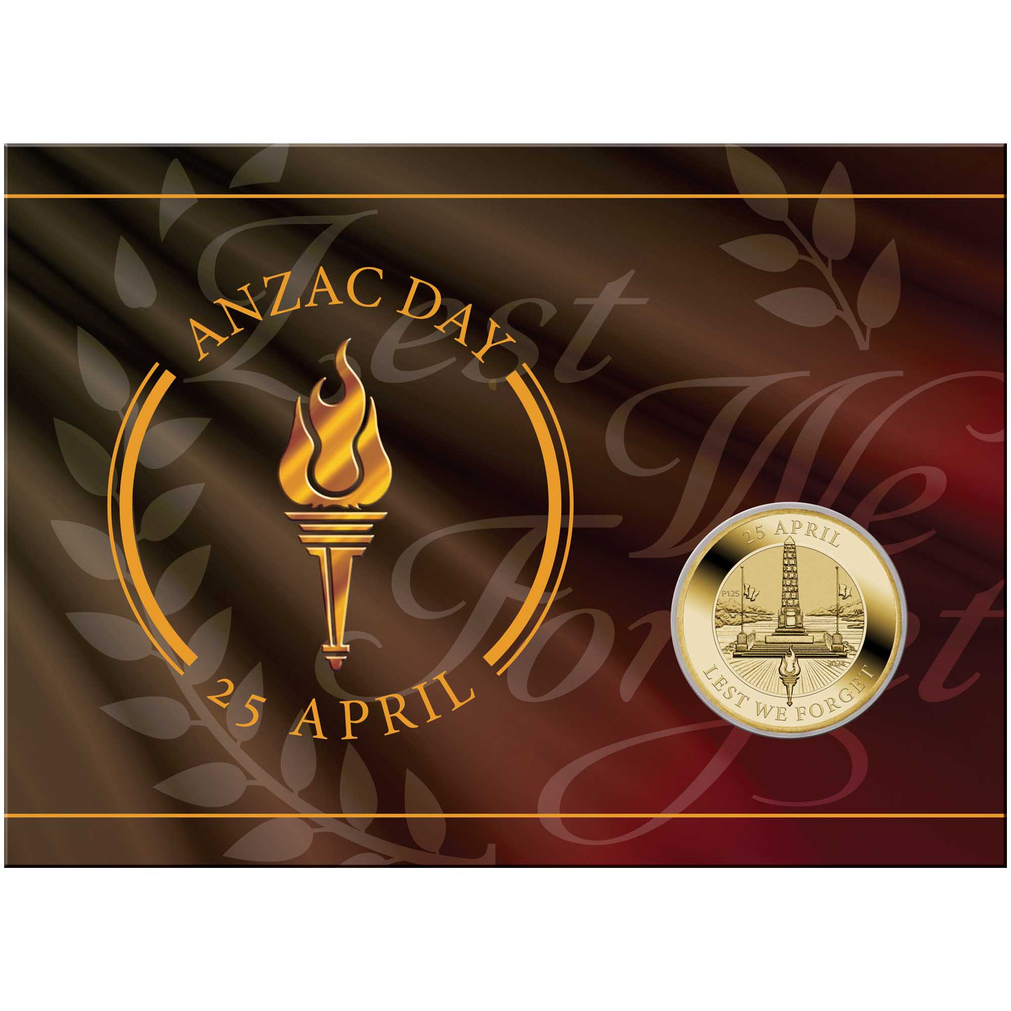 00 ANZAC Day 2024 Base Metal Coin InCard HighRes