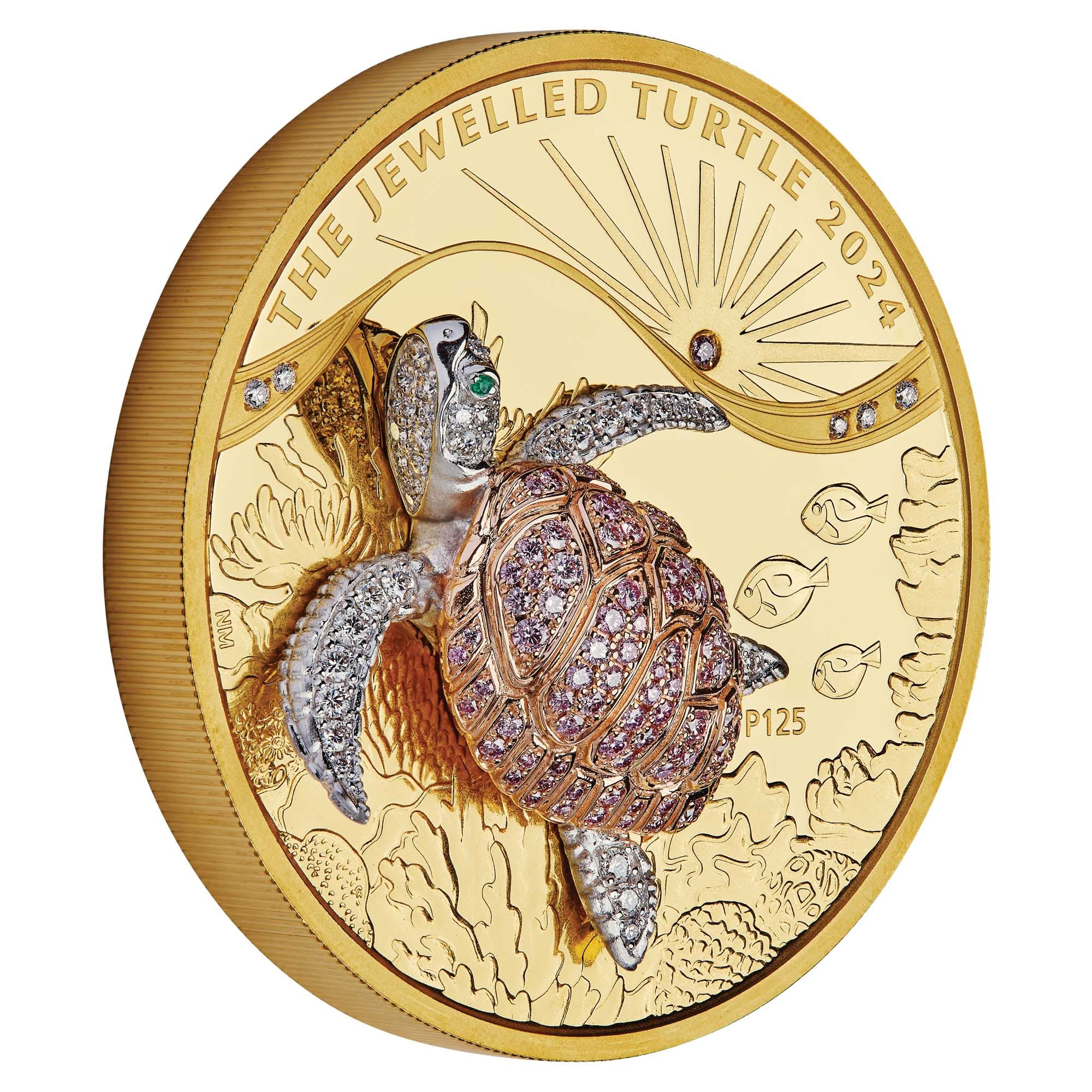 Turtle Coin Icon Jewelled Turtle 2024 Gold Coin | Perth Mint