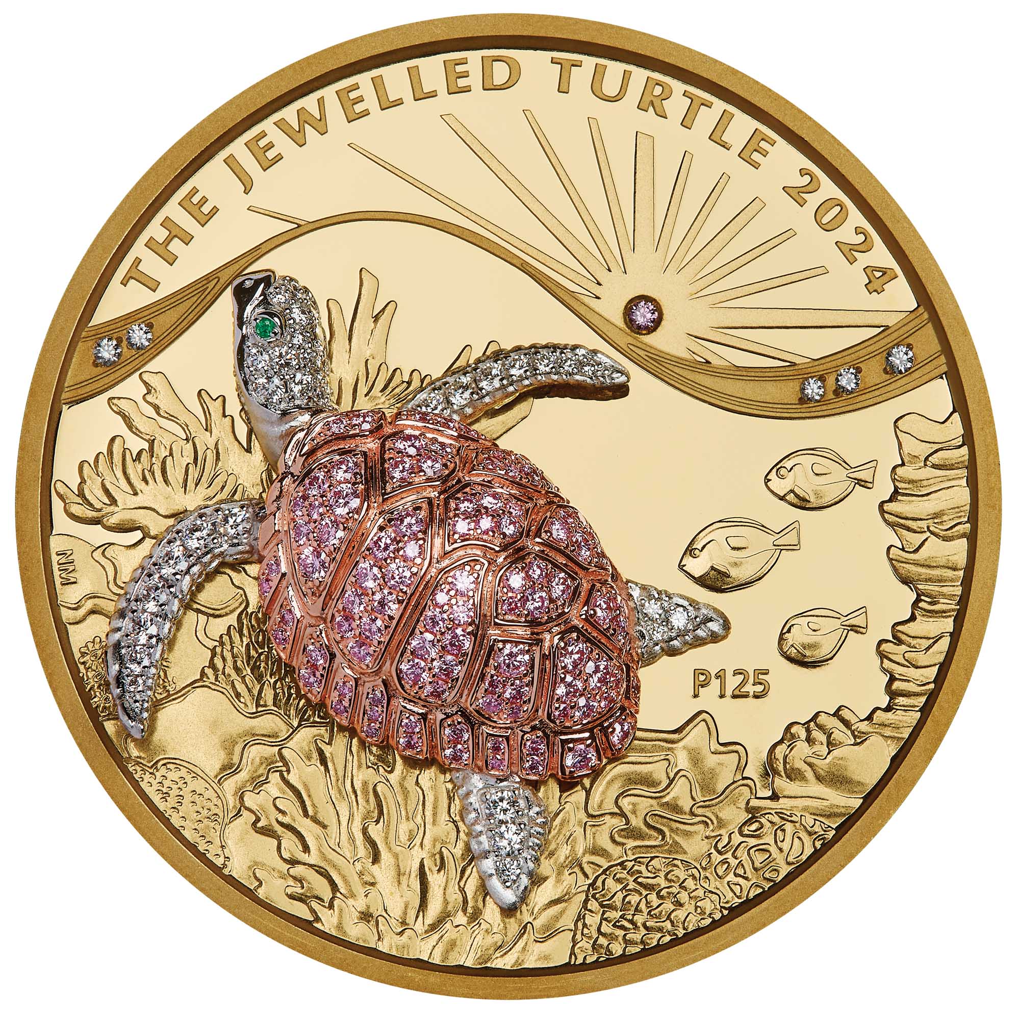Turtle Coin Icon Jewelled Turtle 2024 Gold Coin | Perth Mint