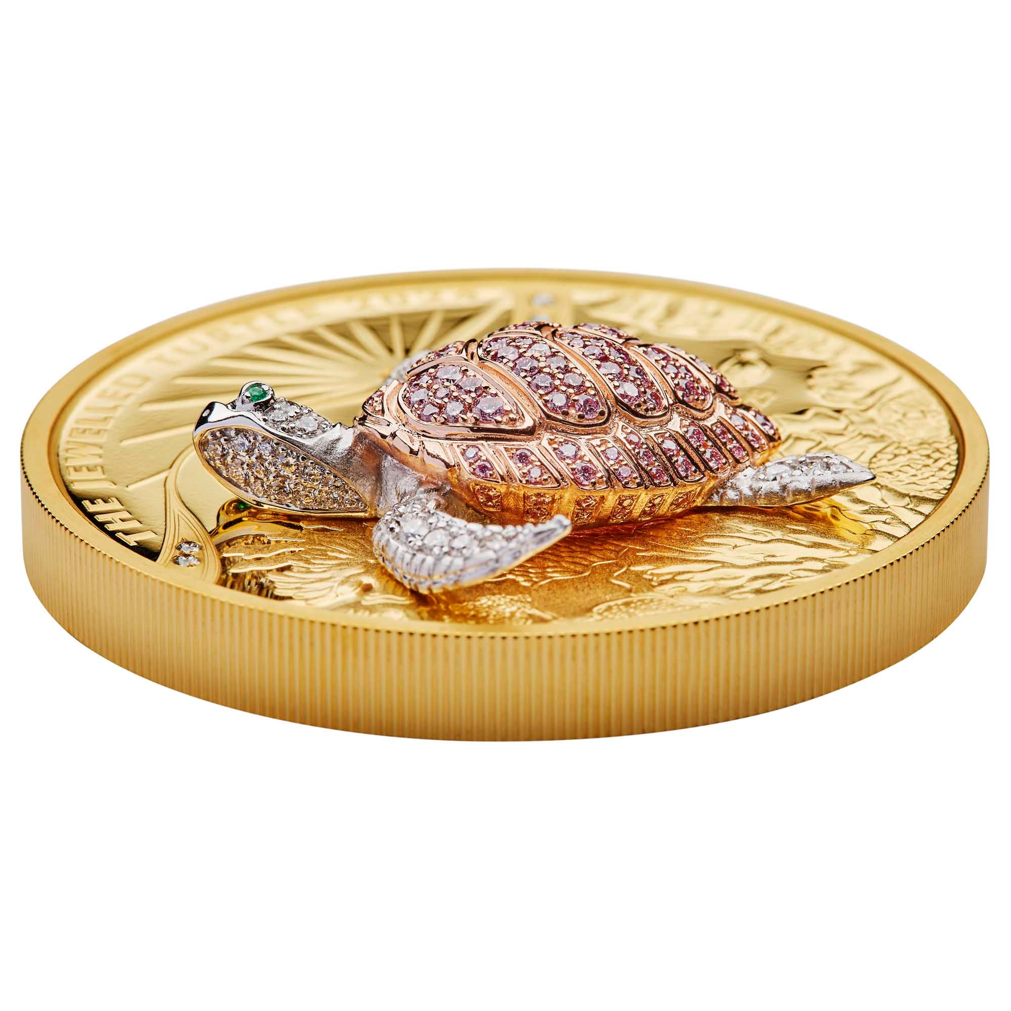 Turtle Shell Coin Jewelled Turtle 2024 Gold Coin | Perth Mint