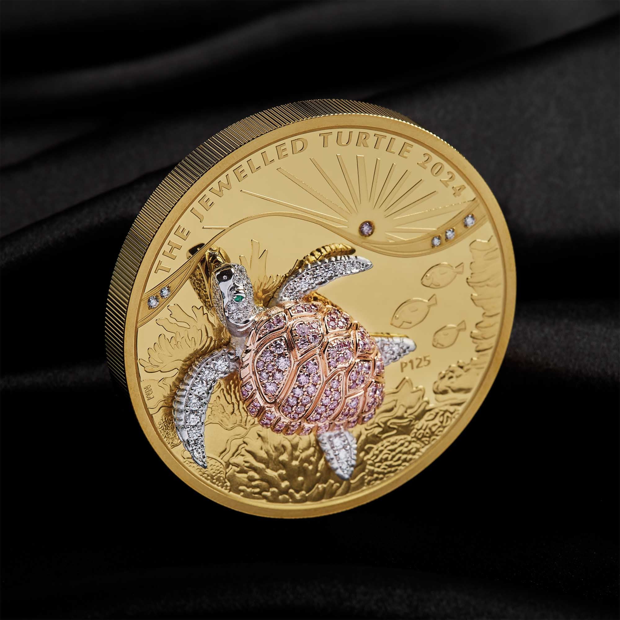 Turtle Coin Icon Jewelled Turtle 2024 Gold Coin | Perth Mint