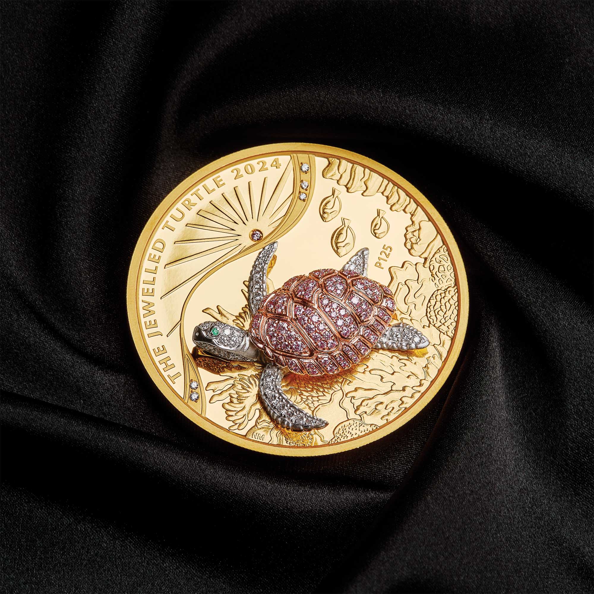 Turtle Coin Icon Jewelled Turtle 2024 Gold Coin | Perth Mint