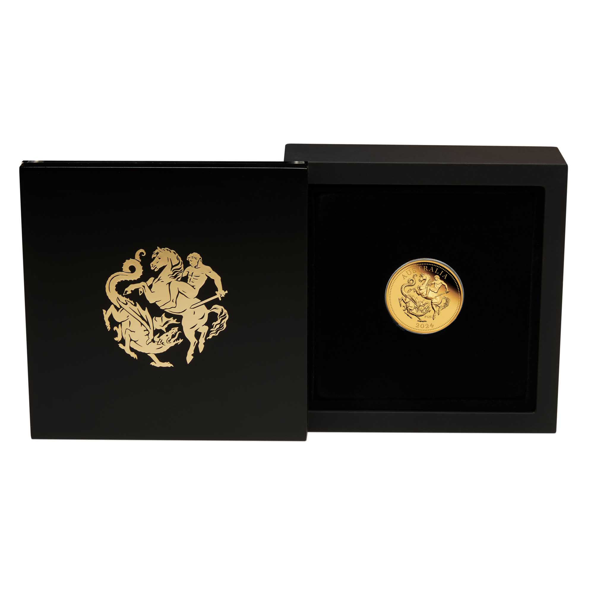 04 The Perth Mint 125th Anniversary Australia Sovereign 2024 Gold Proof Coin In C