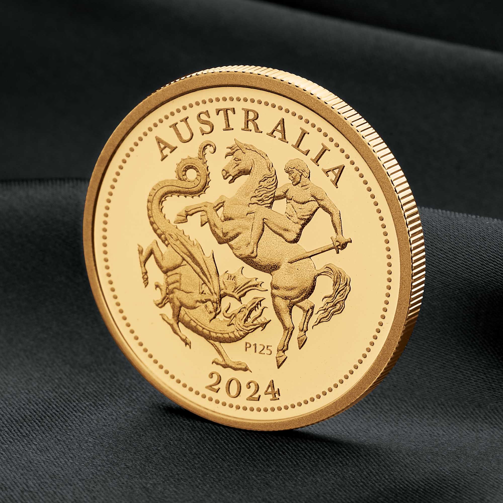 06 The Perth Mint 125th Anniversary Australia Sovereign 2024 Gold Proof Coin Mood CROPPED