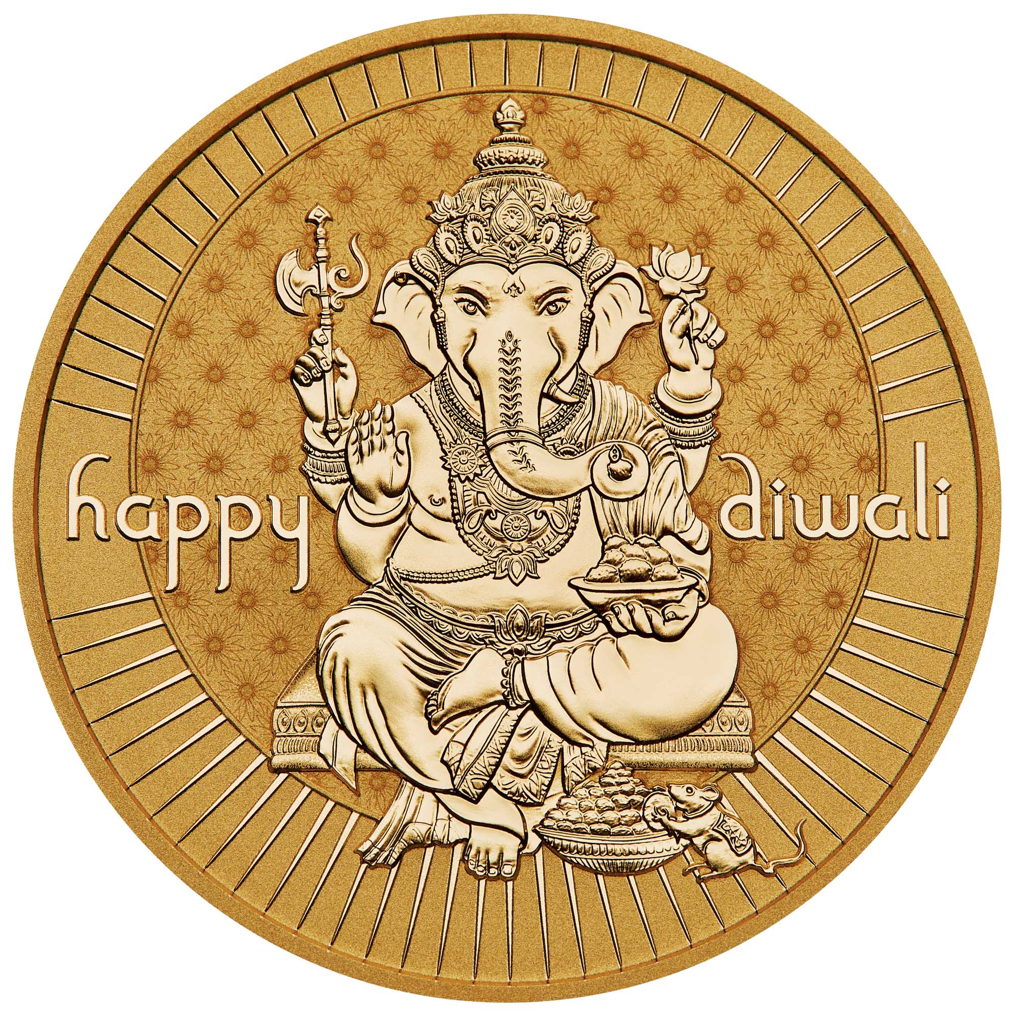 2024 Diwali 1oz Silver Gilded Medallion | Perth Mint