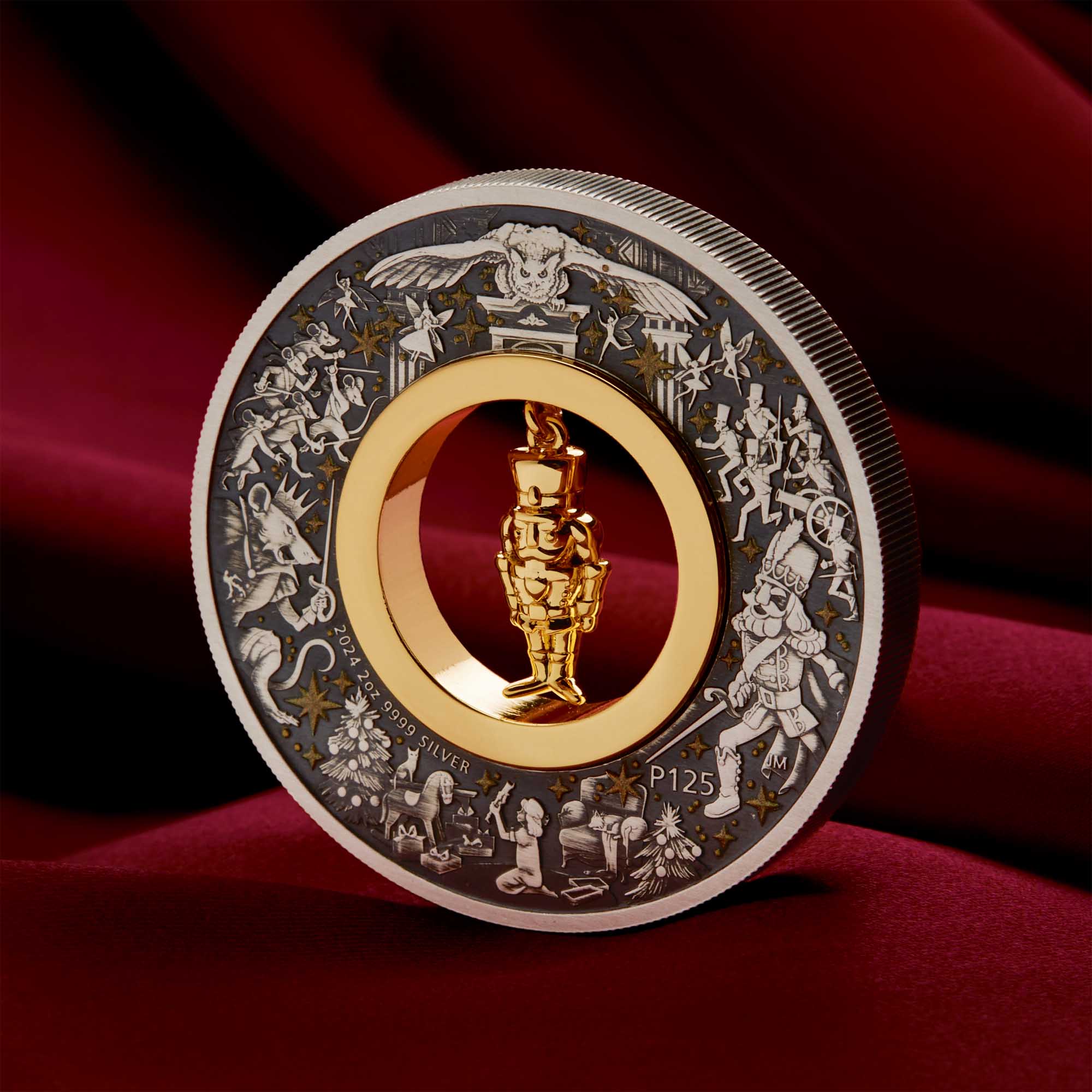 Christmas Nutcracker 2024 2oz Silver Coin