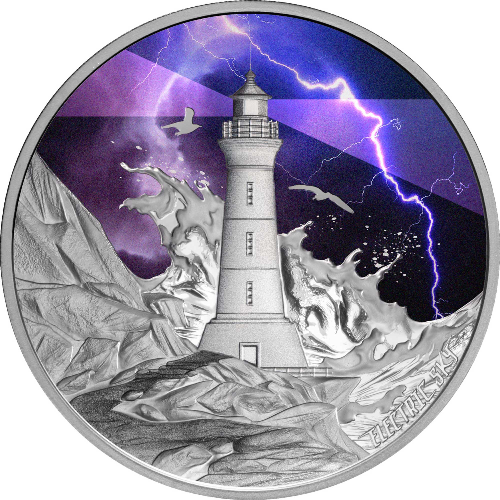 Electric Sky 2024 1oz Silver Coin