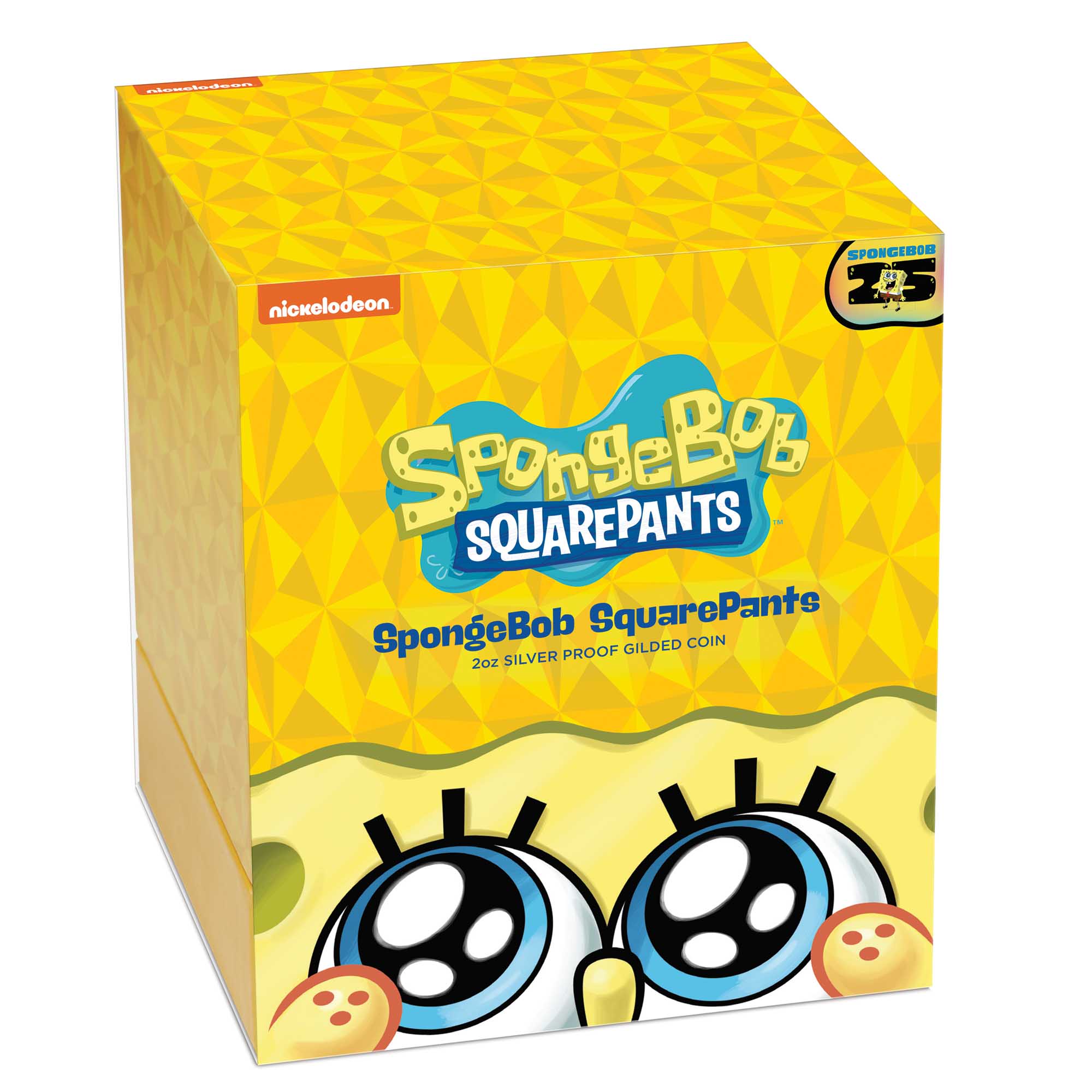 07 SpongeBob SquarePants 2024 2oz Silver Gilded Coin In Shipper WithSleeve HighRes