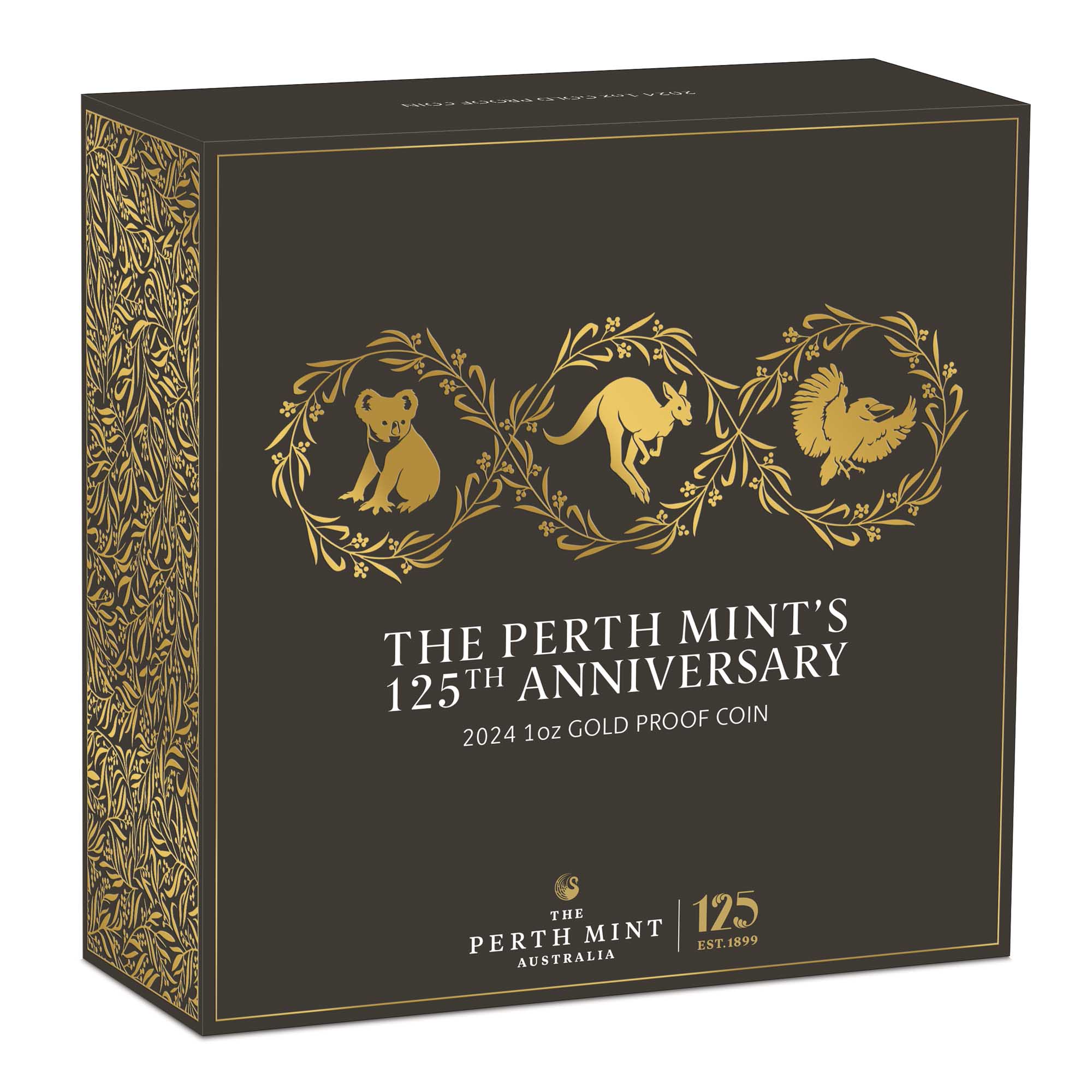 10 2024 The Perth Mint’s 125th Anniversary 1oz Gold Proof Coin In Shipper HighRes