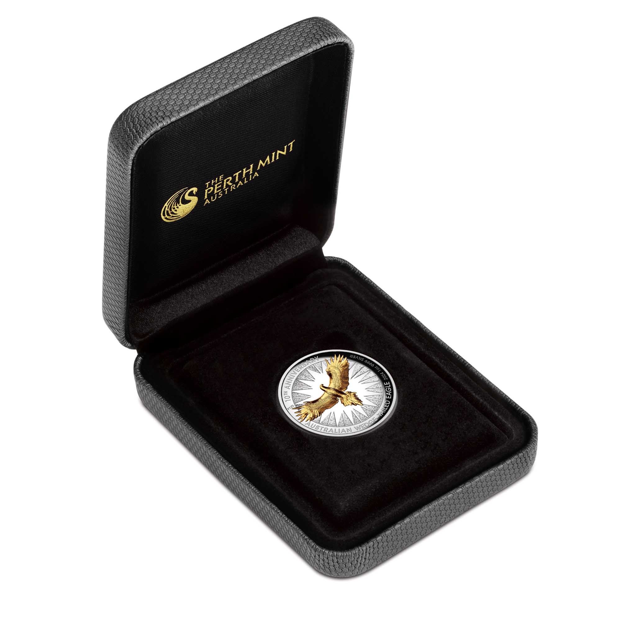 04 2024 Wedge Tailed Eagle 1oz Silver Proof Gilded High