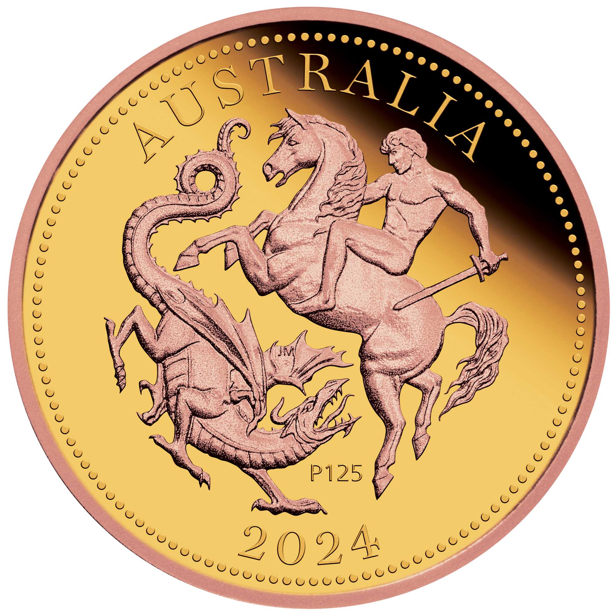 02 The Perth Mint 125th Anniversary Australia Five Sovereign 2024 Gold Proof G