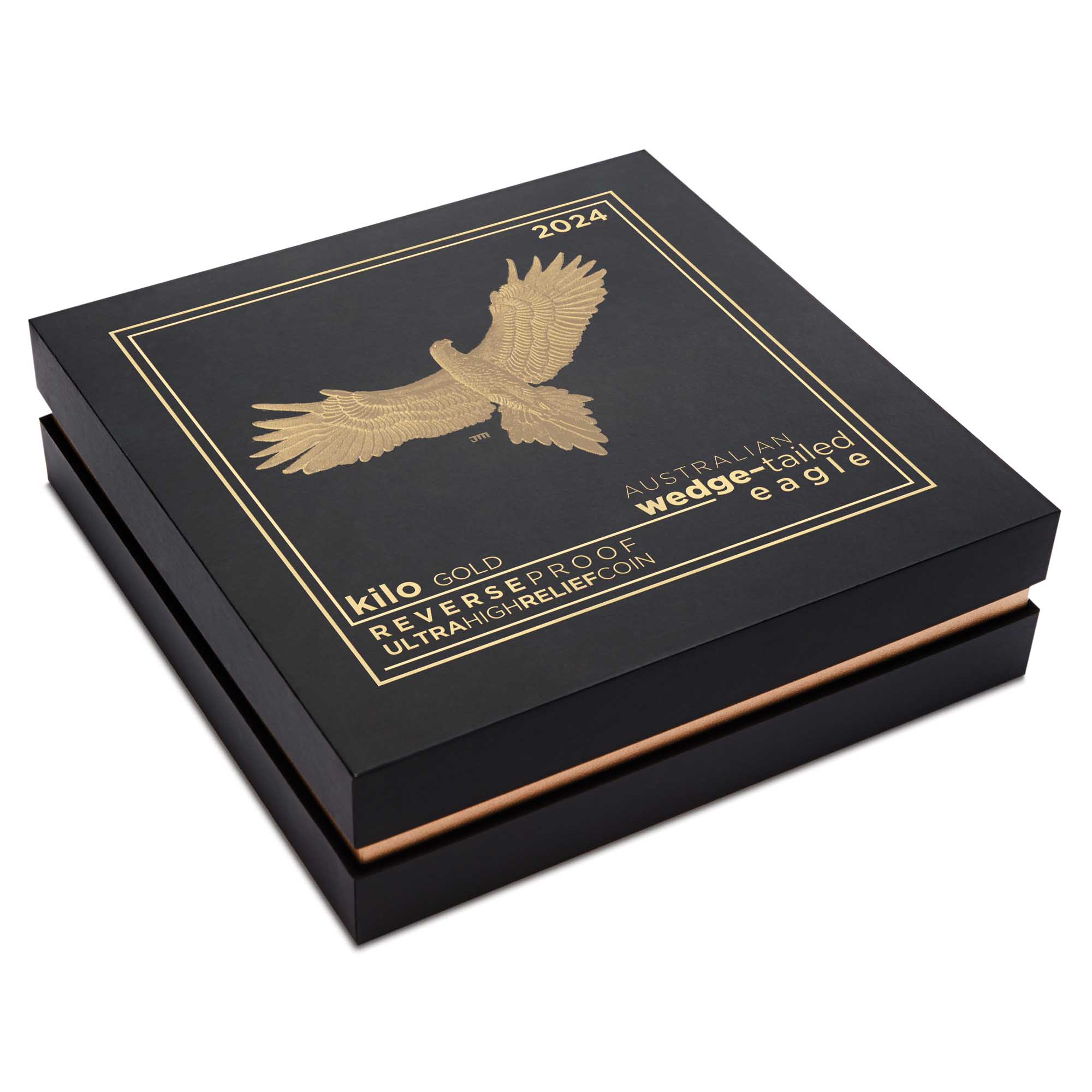 10 Australian Wedge tailed Eagle 2024 1kilo Gold Reverse Proof Ultra High Relief Coin  InShipper HighRes