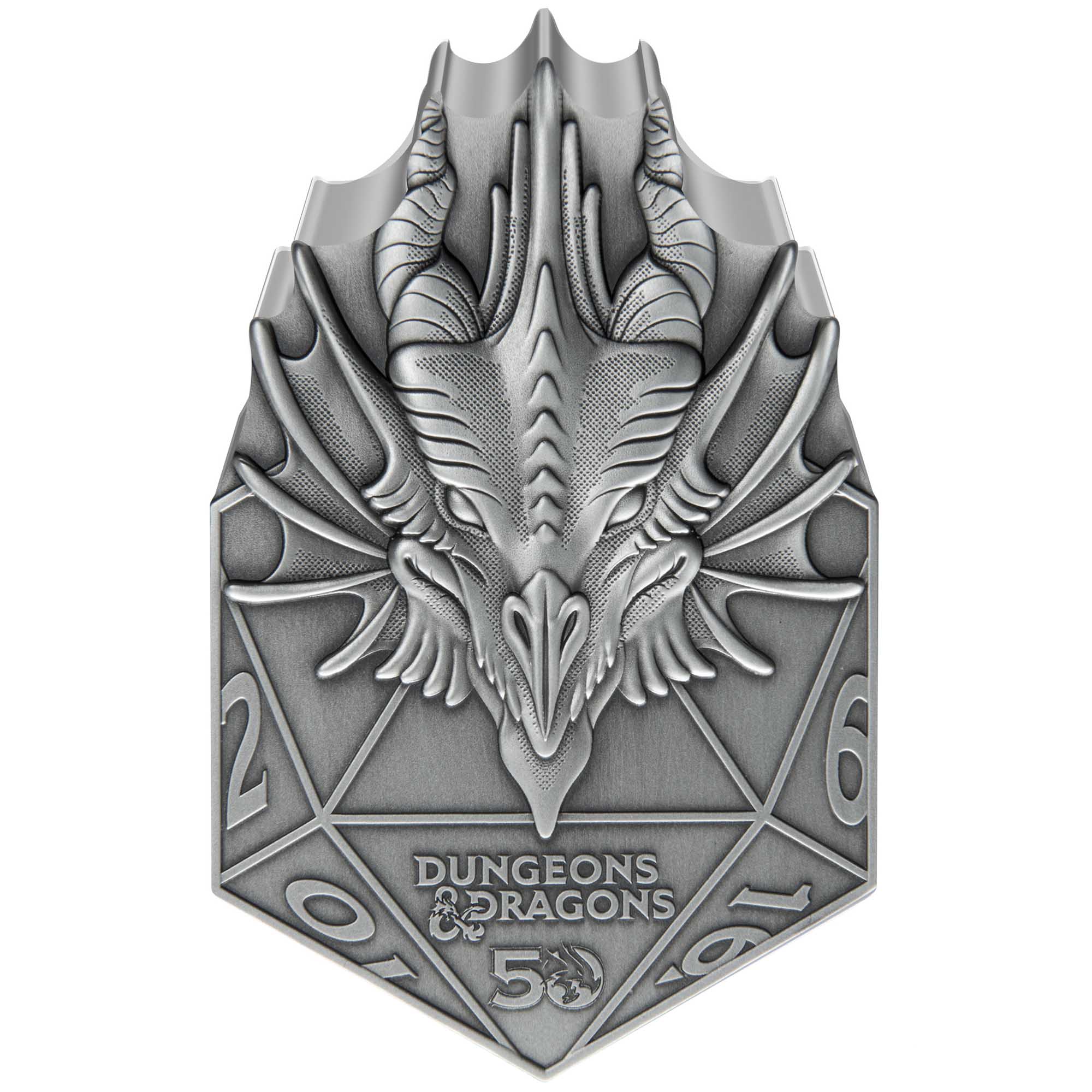 Dungeons Dragons 2024 2oz Silver Antiqued Coin