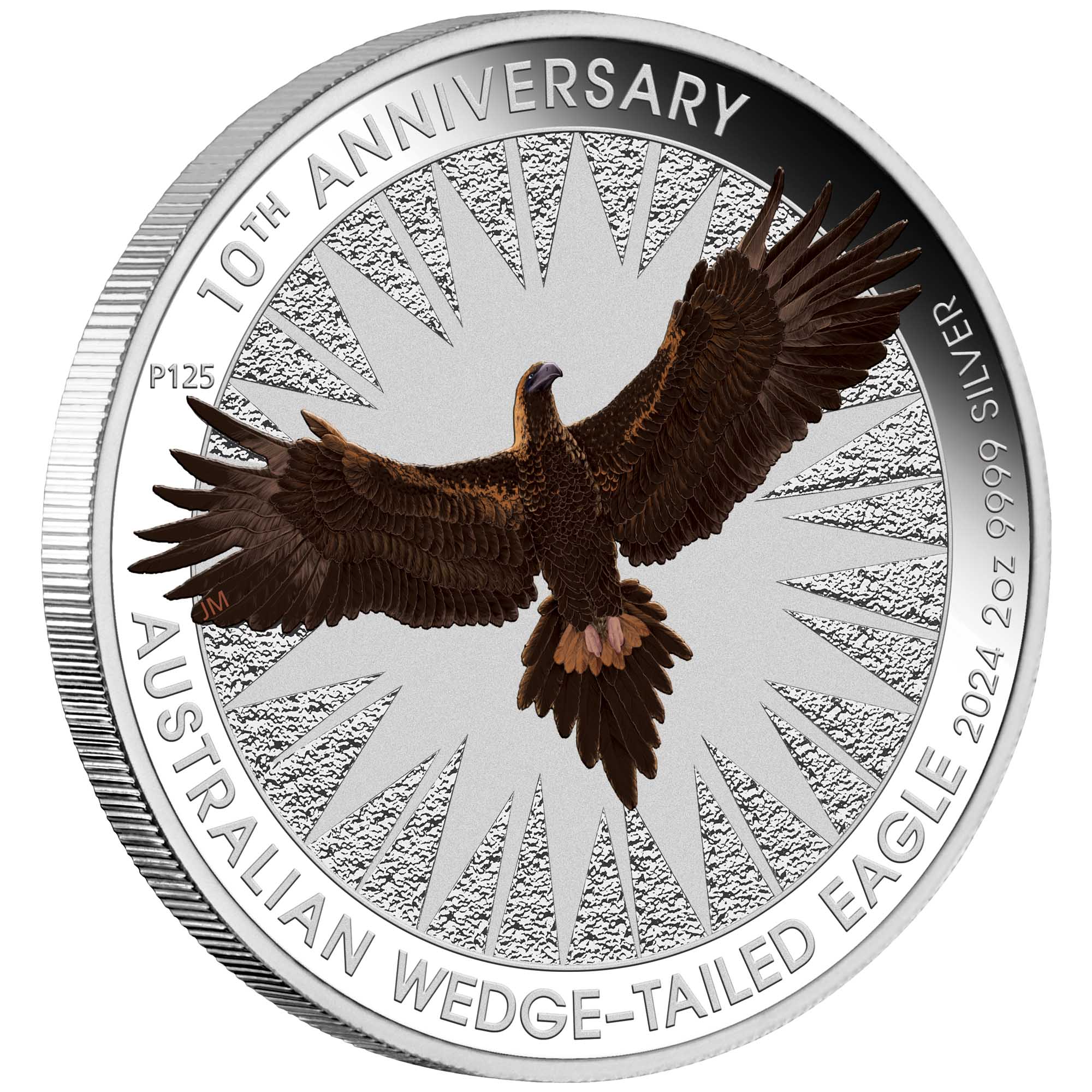 01 Wedge Tailed Eagle 10th Anniversary 2024 2oz Silver