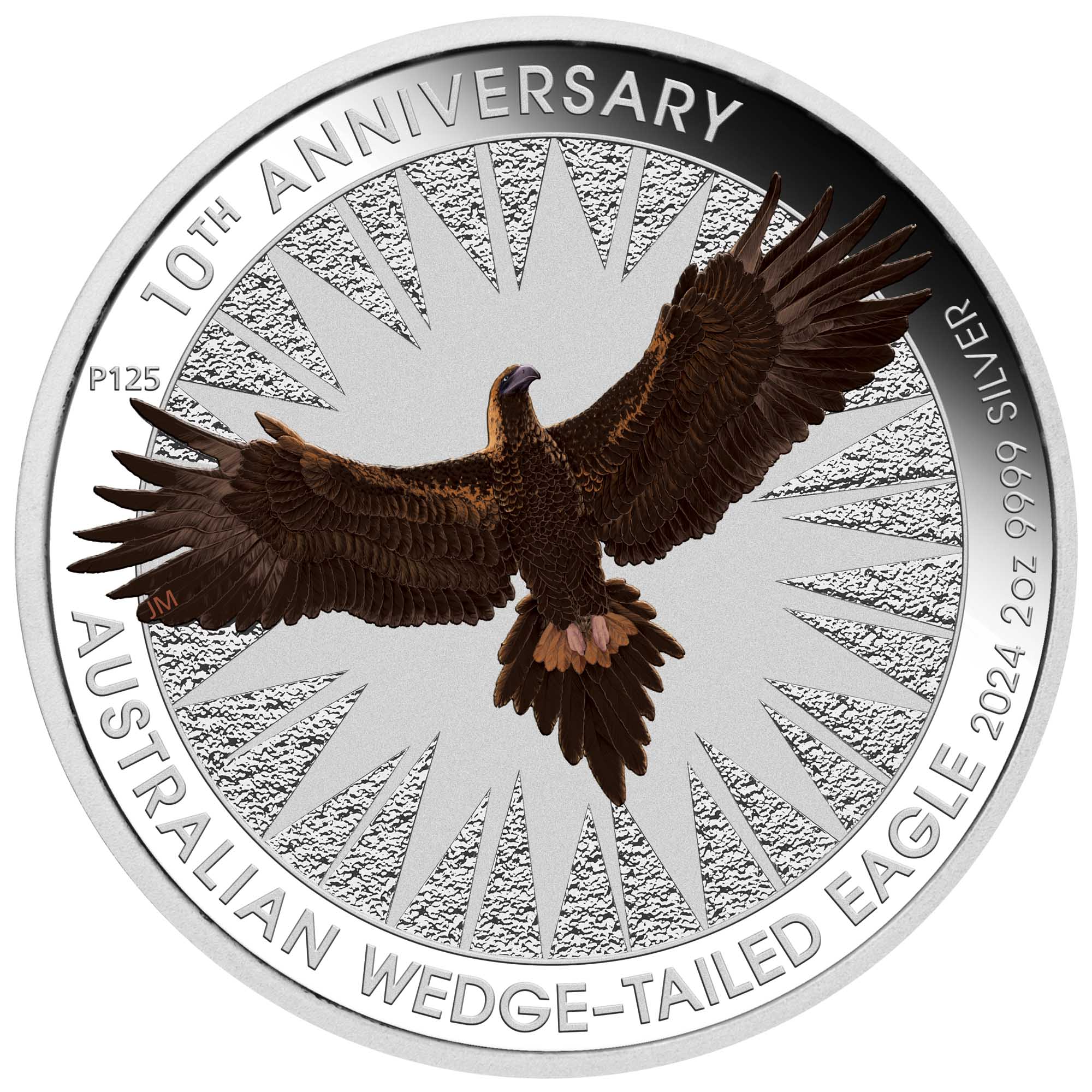 02 Wedge Tailed Eagle 10th Anniversary 2024 2oz Silver