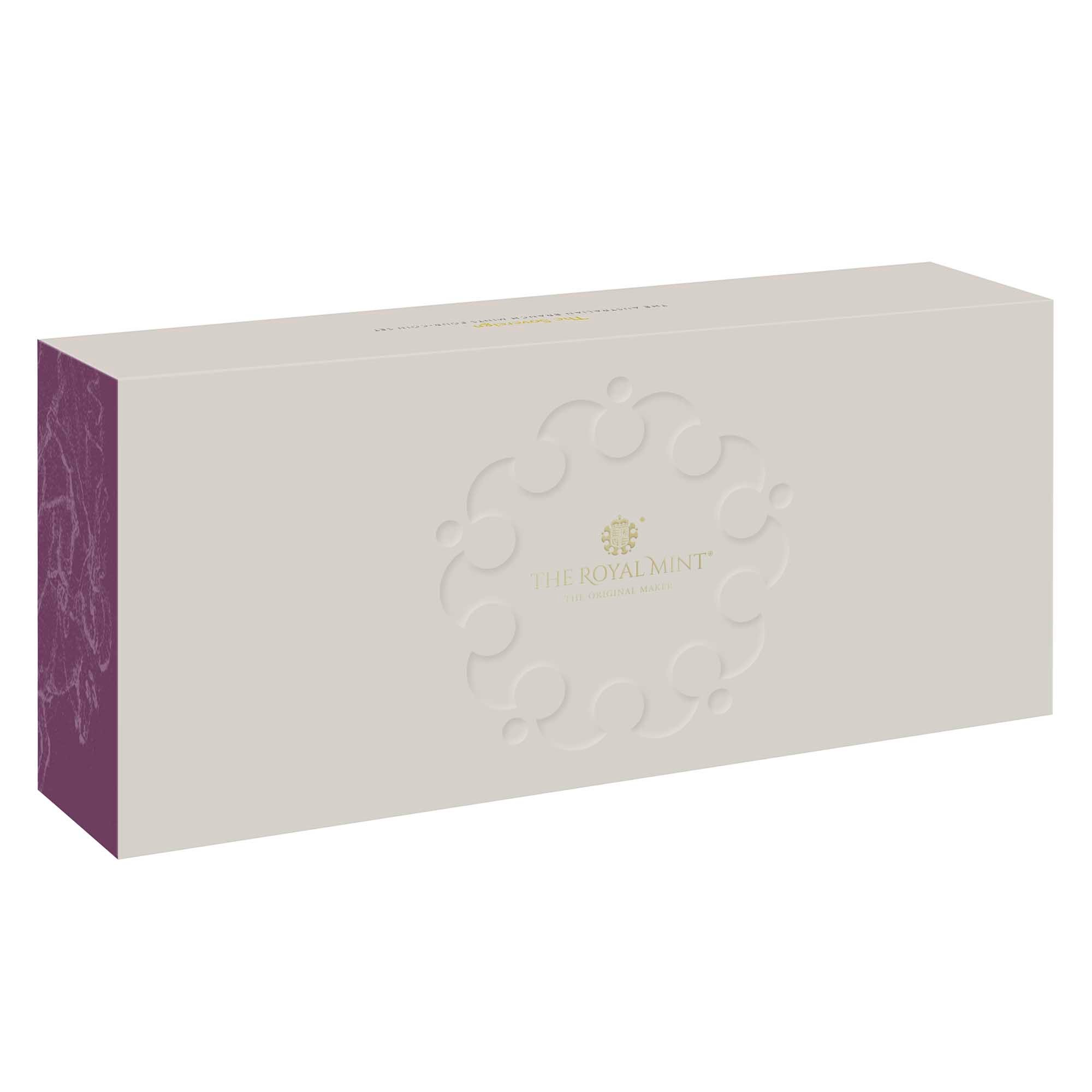 04 The Australian Branch Mints Four Coin Set carton upright  HISAUSSET