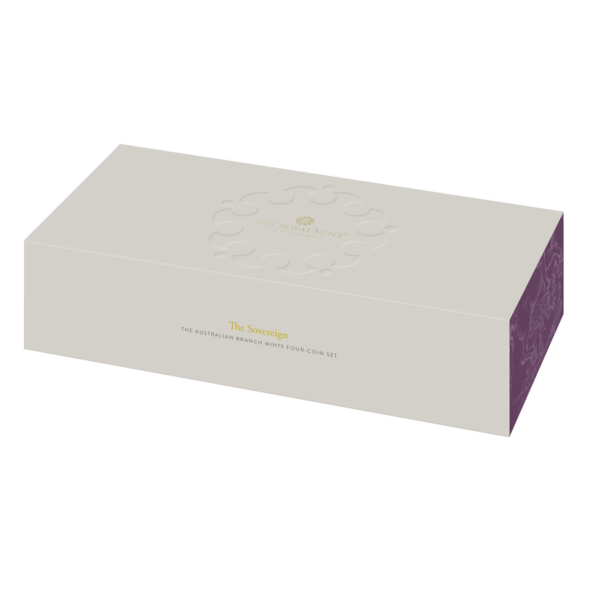 05 The Australian Branch Mints Four Coin Set carton flat   HISAUSSET