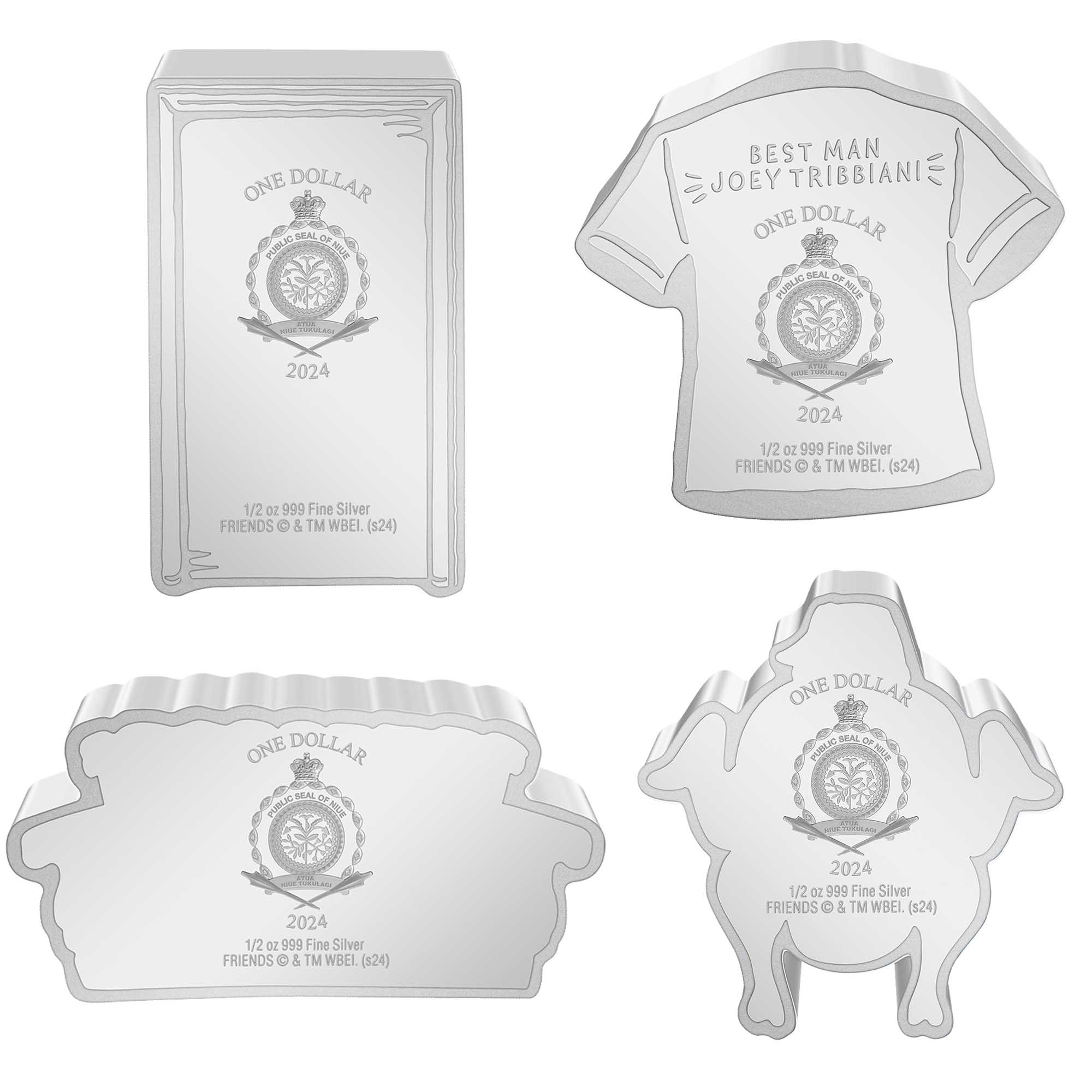 02 2024 Friends Silver Four Coin Set Obv