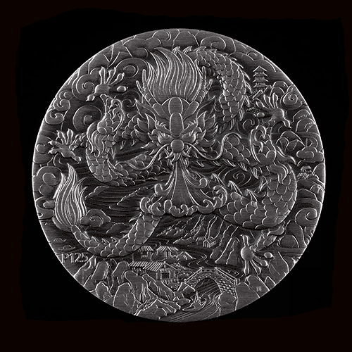 20 Aus Lunar Series YOT Dragon Antiqued 360