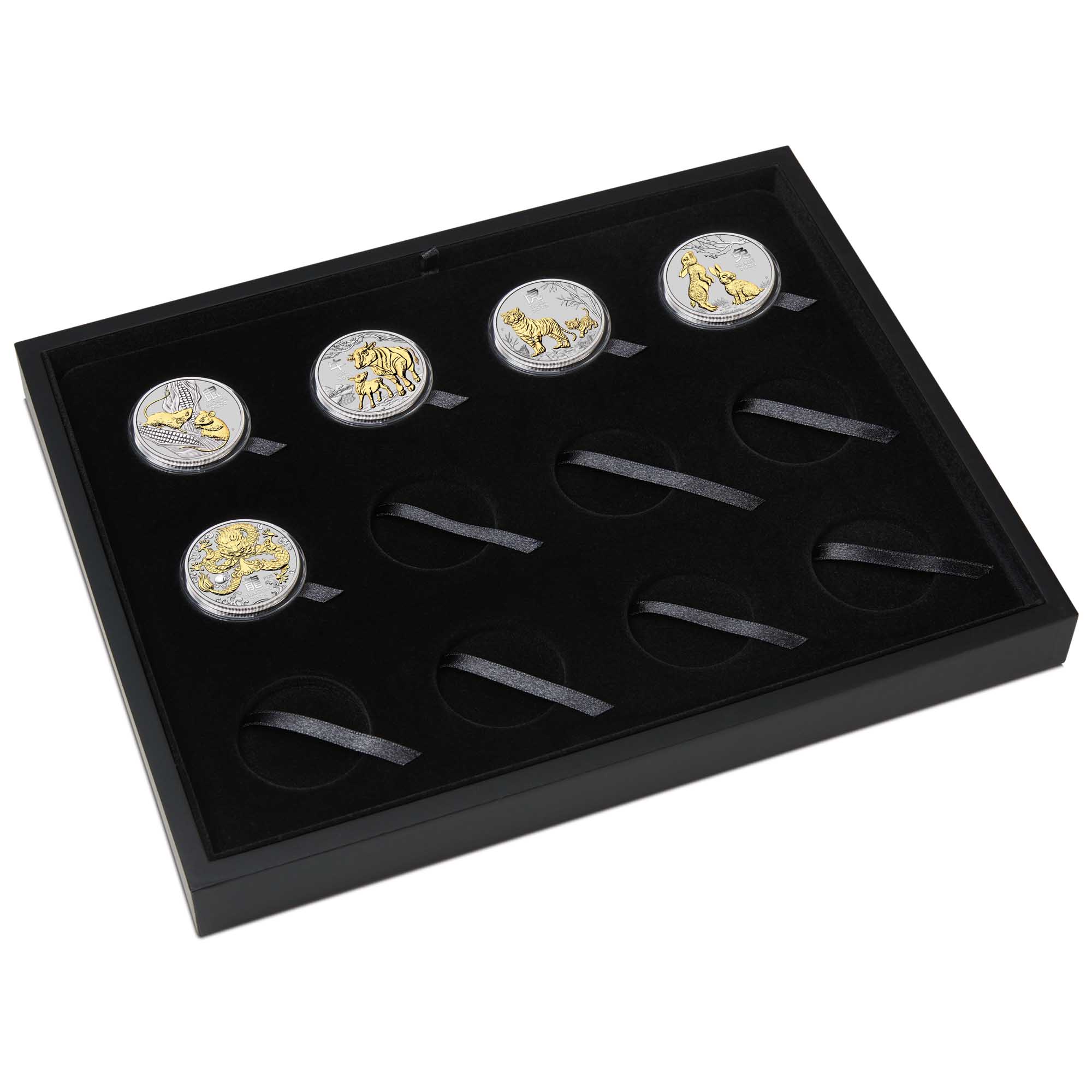 06 Lunar Box with 1oz Silver Gilded Dragon Coin HighRes